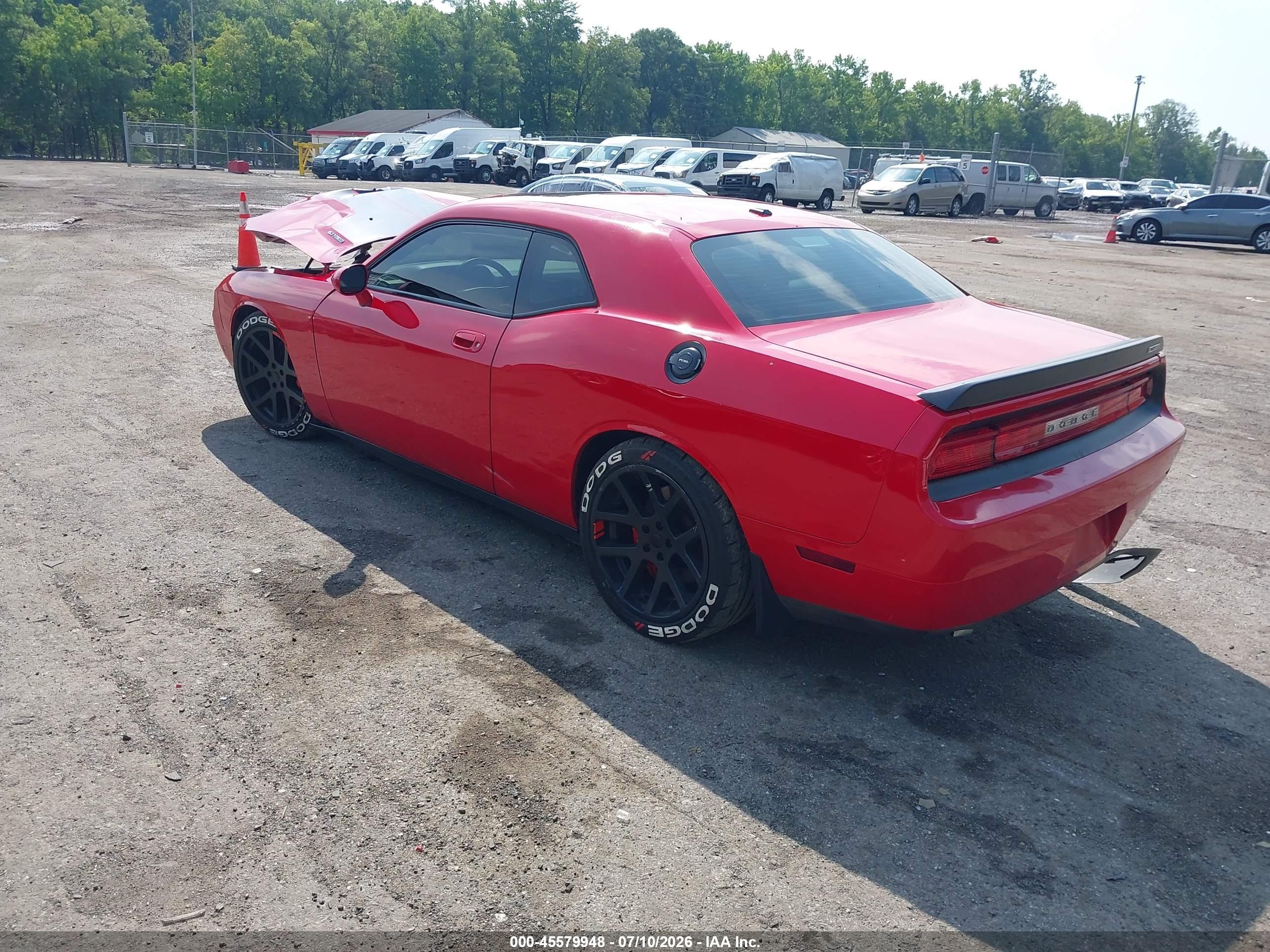 2009 Dodge Challenger Srt8 Red vin: 2B3LJ74W49H563466