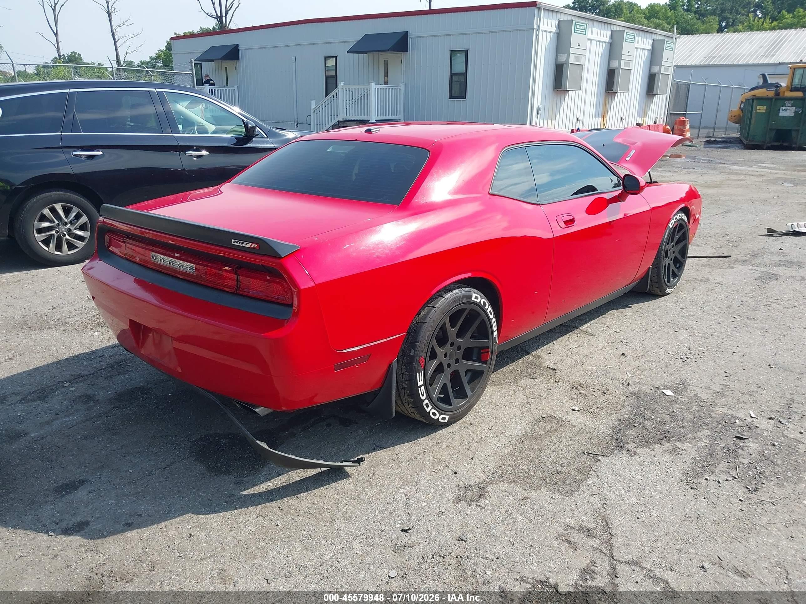 2009 Dodge Challenger Srt8 Red vin: 2B3LJ74W49H563466