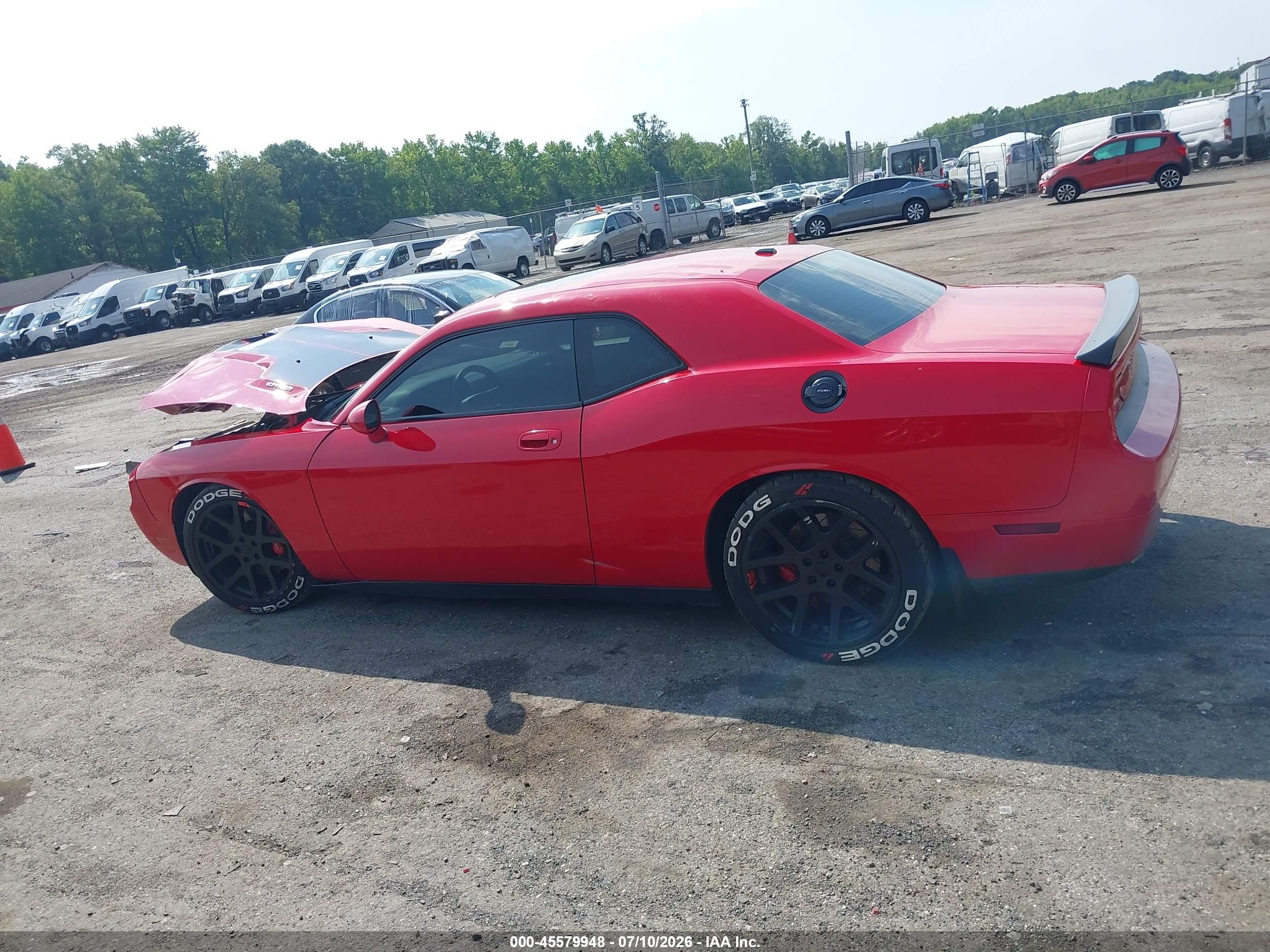 2009 Dodge Challenger Srt8 Red vin: 2B3LJ74W49H563466