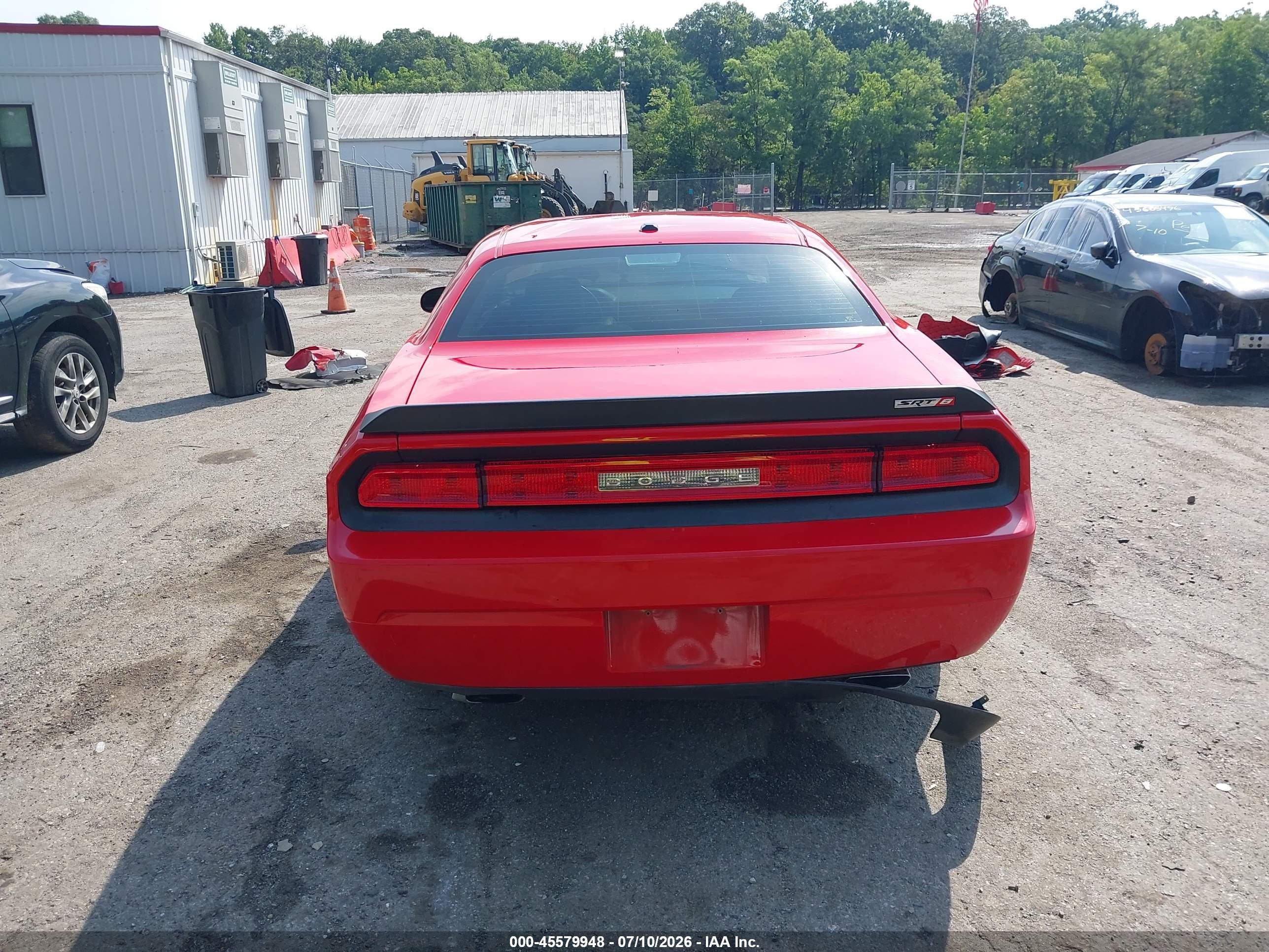 2009 Dodge Challenger Srt8 Red vin: 2B3LJ74W49H563466