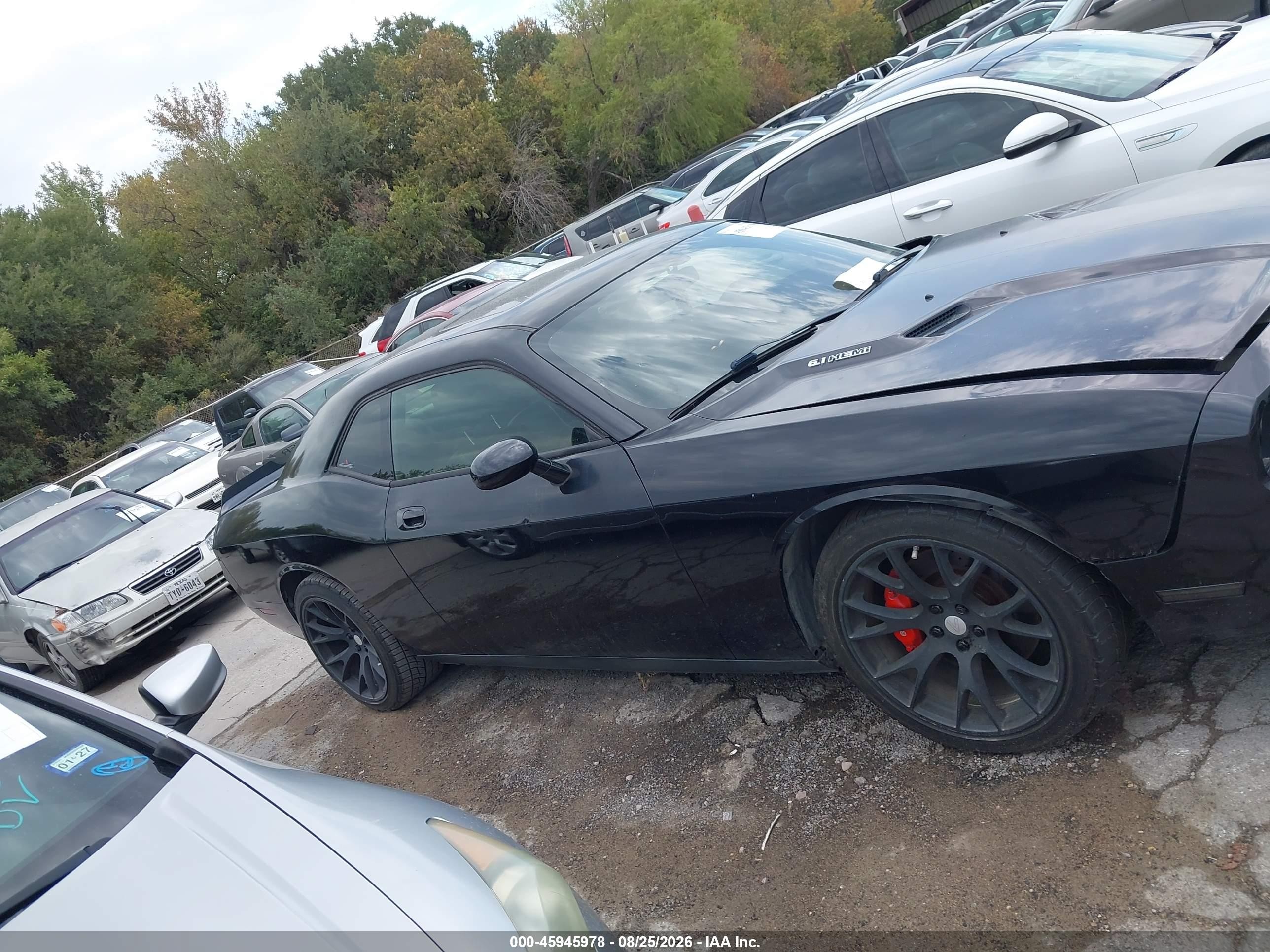 2009 Dodge Challenger Srt8 Black vin: 2B3LJ74W59H539130