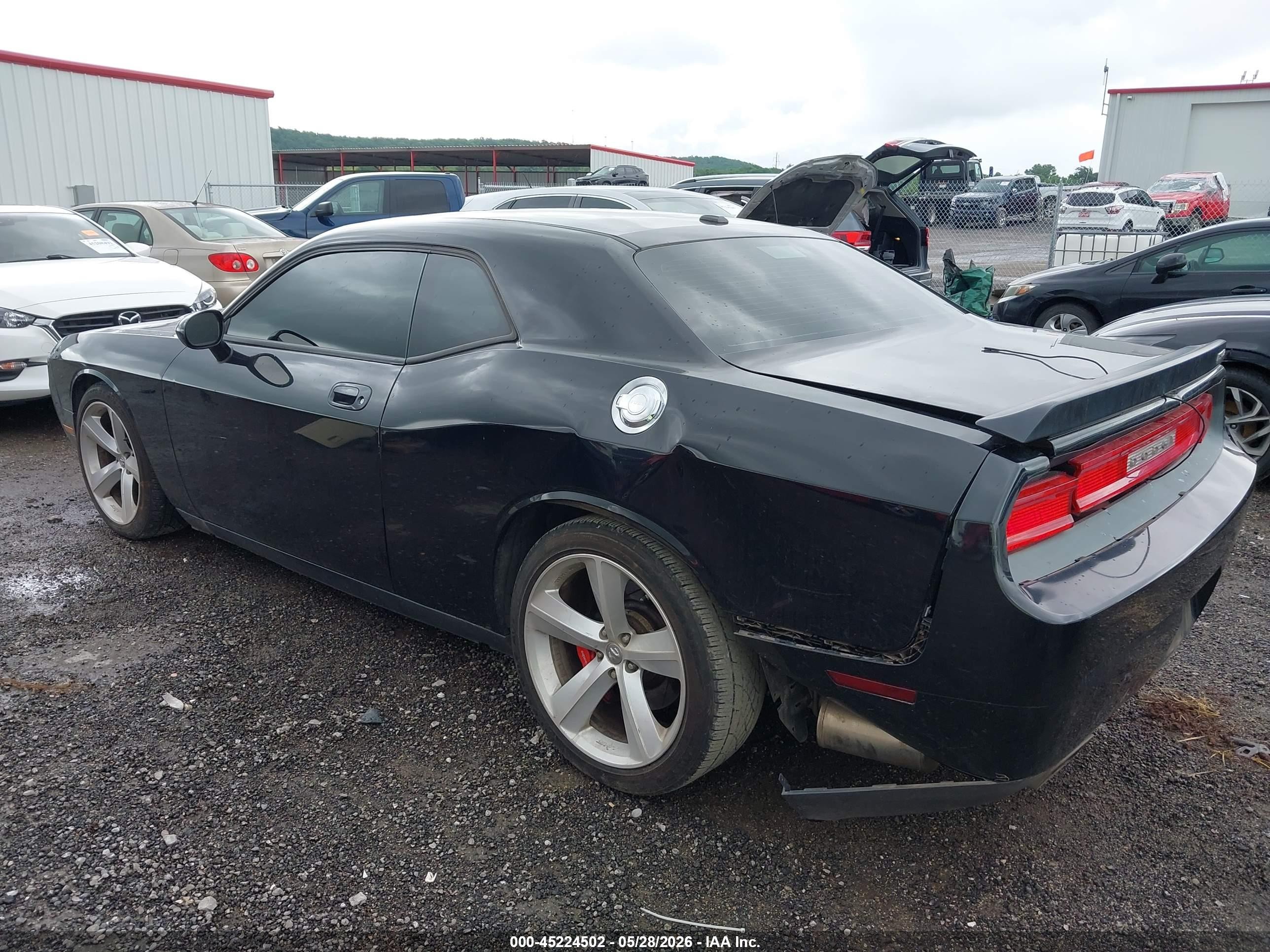 2009 Dodge Challenger Srt8 Black vin: 2B3LJ74W69H550959