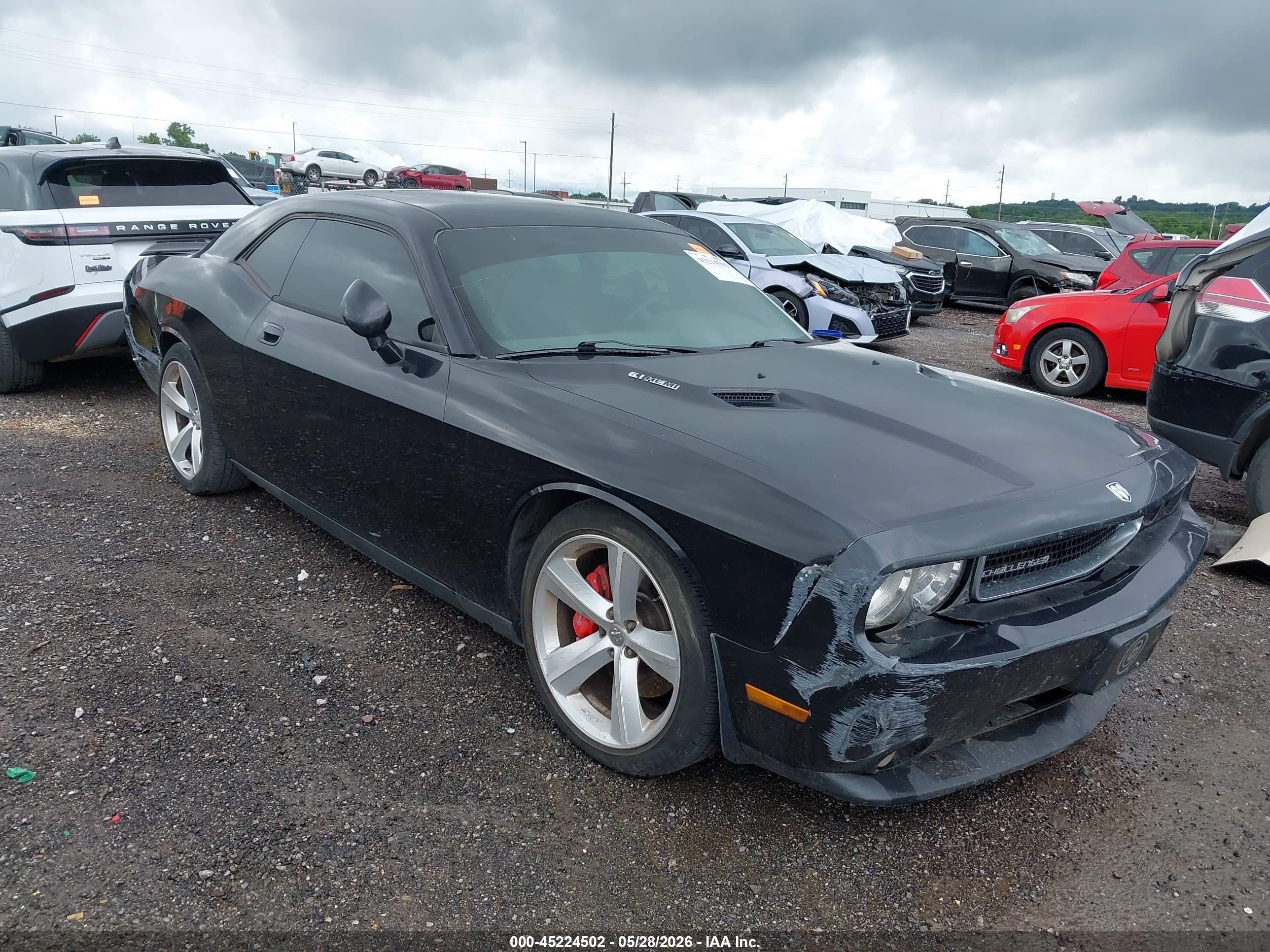 2009 Dodge Challenger Srt8 Black vin: 2B3LJ74W69H550959