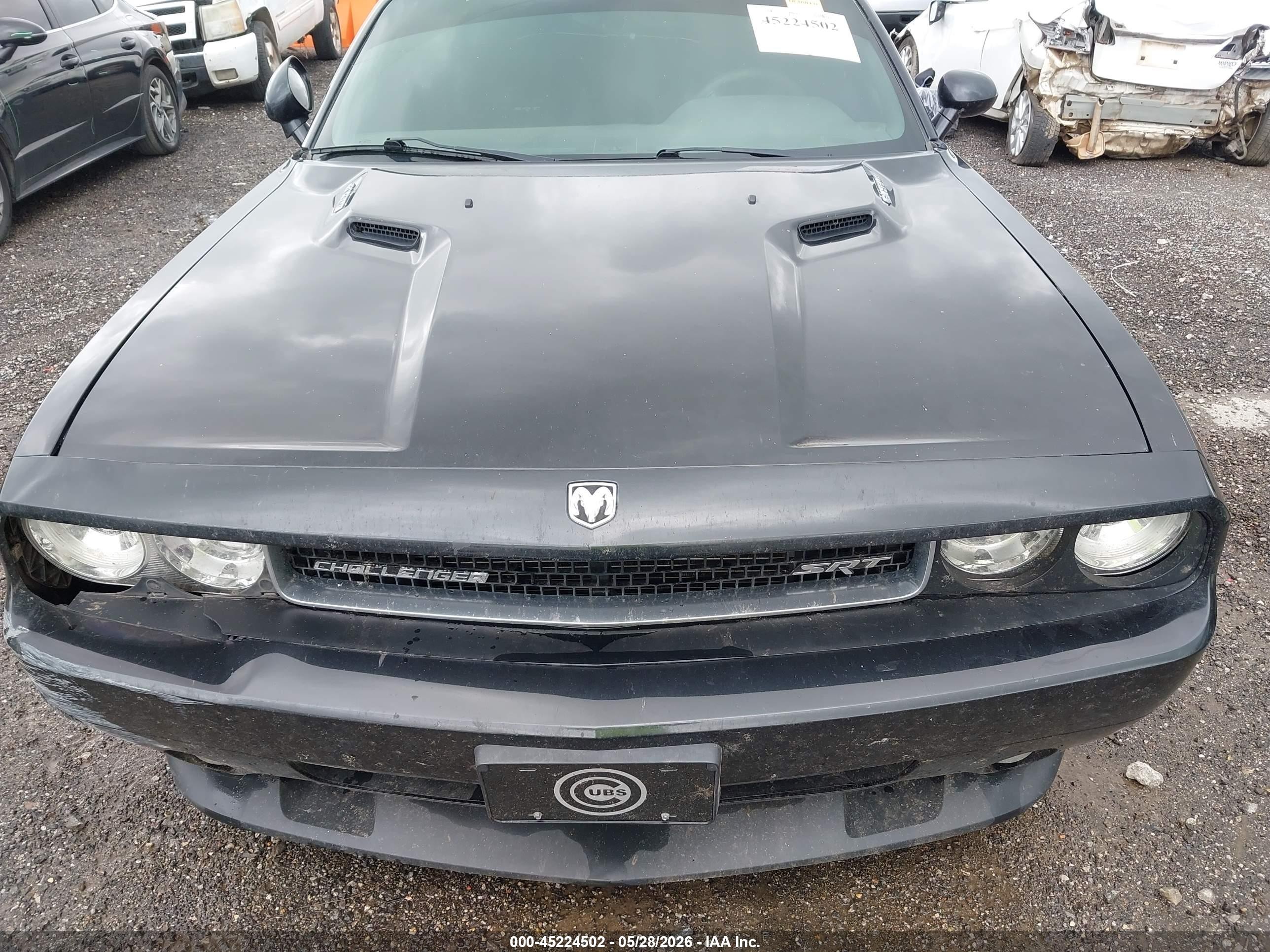 2009 Dodge Challenger Srt8 Black vin: 2B3LJ74W69H550959