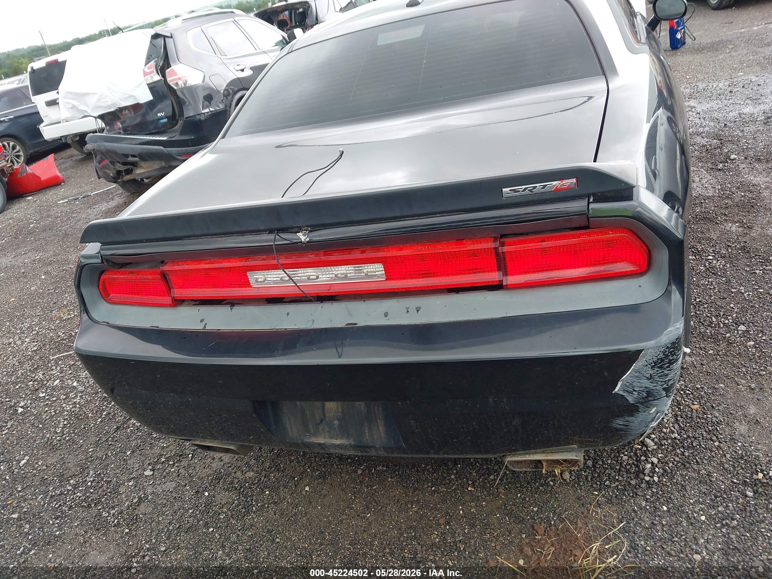 2009 Dodge Challenger Srt8 Black vin: 2B3LJ74W69H550959