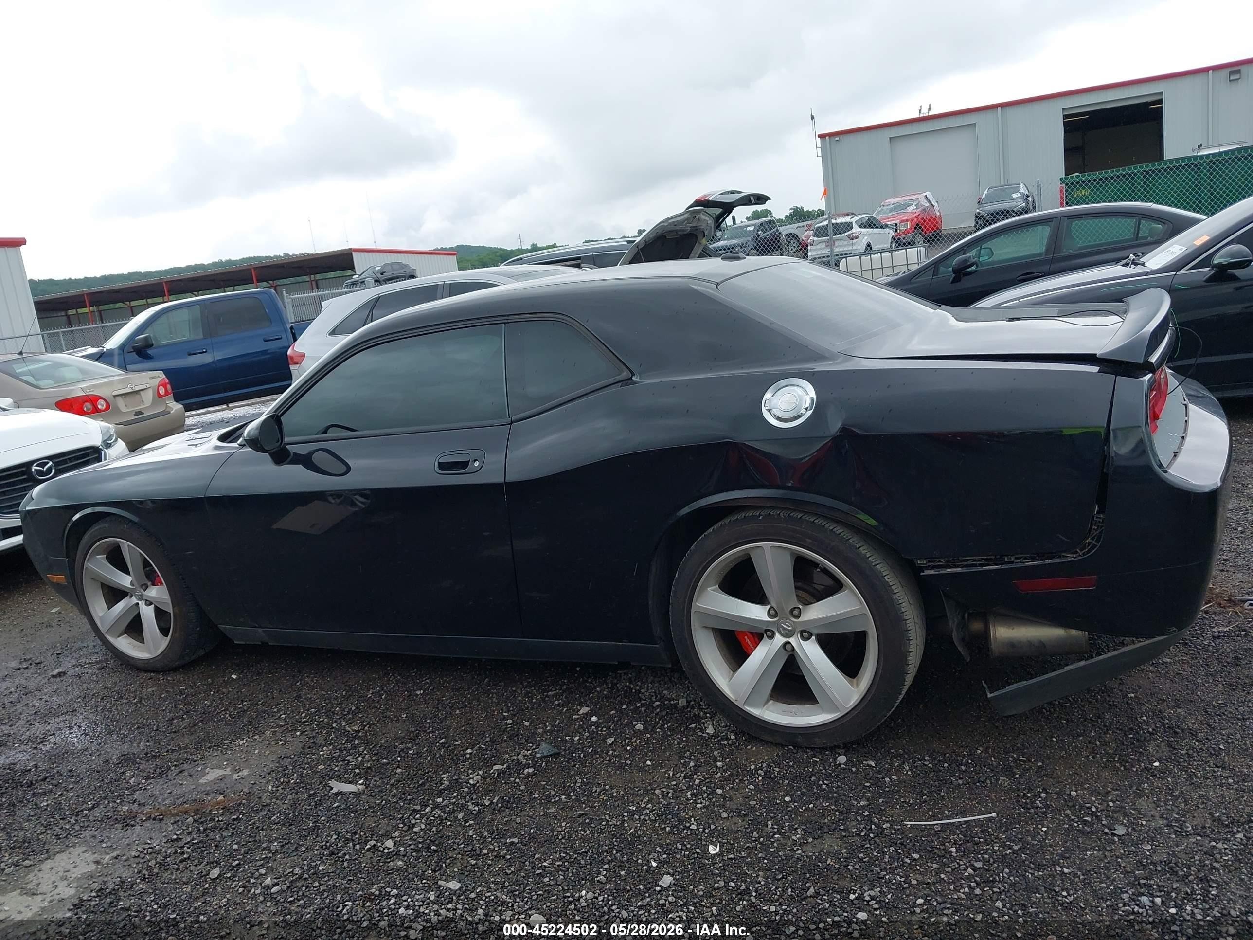 2009 Dodge Challenger Srt8 Black vin: 2B3LJ74W69H550959
