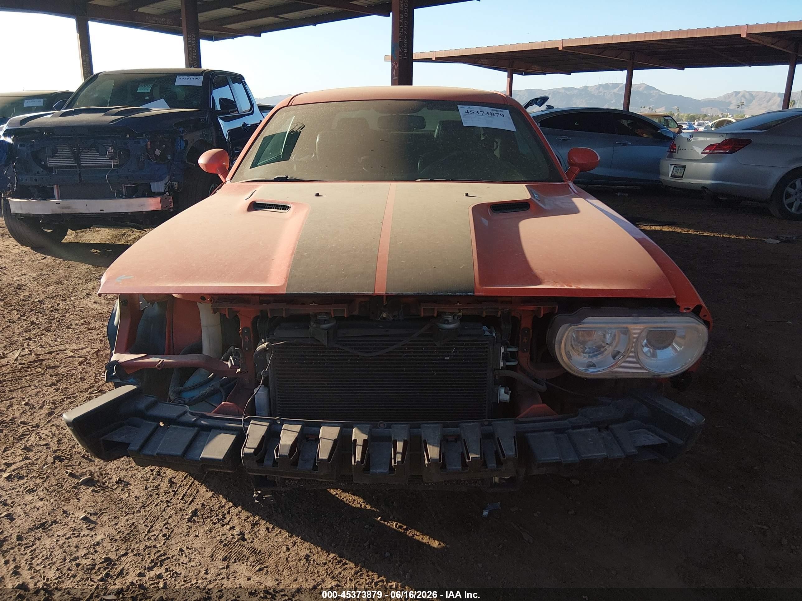 2009 Dodge Challenger Srt8 Orange vin: 2B3LJ74W69H588112