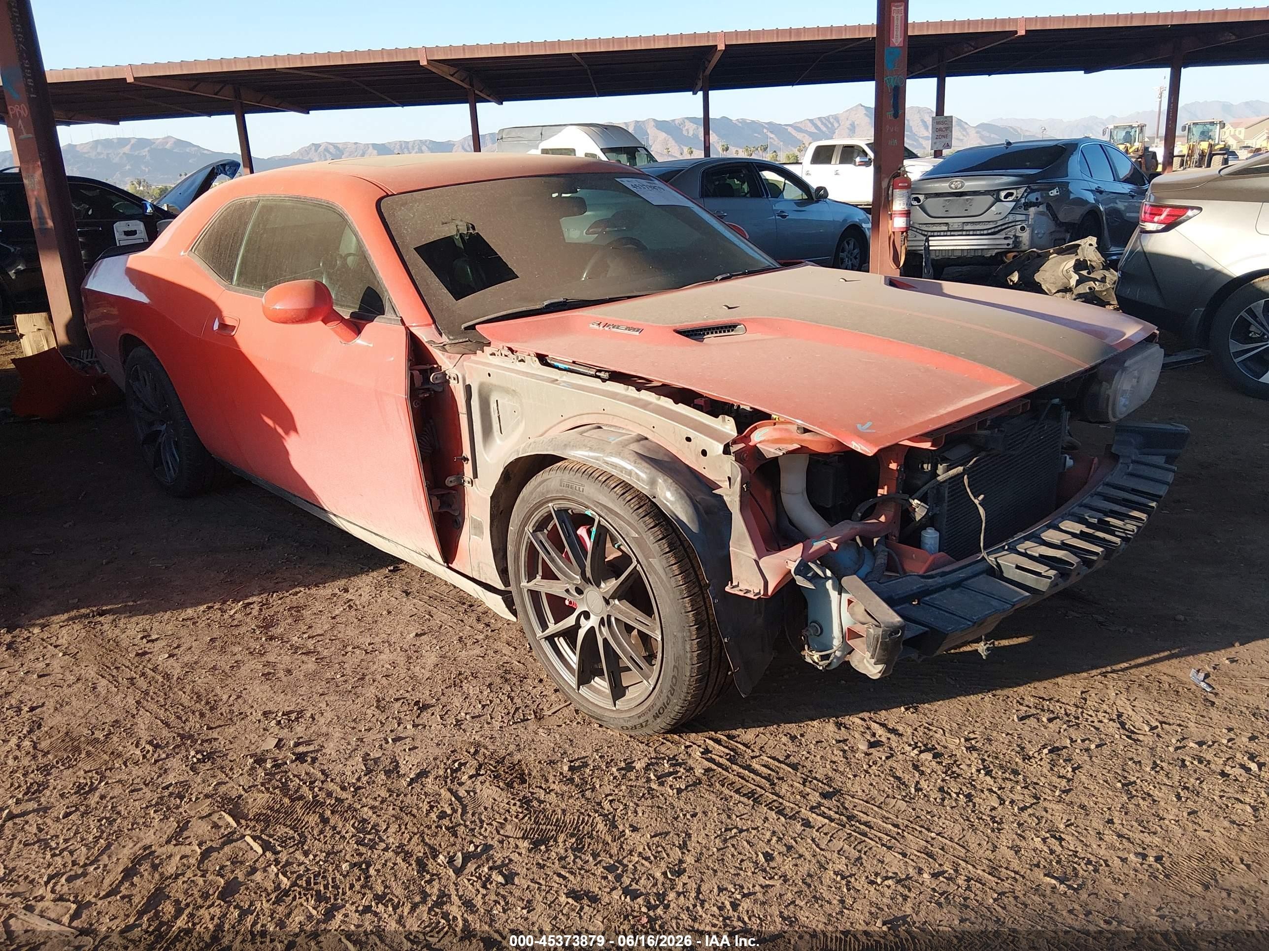 2009 Dodge Challenger Srt8 Orange vin: 2B3LJ74W69H588112