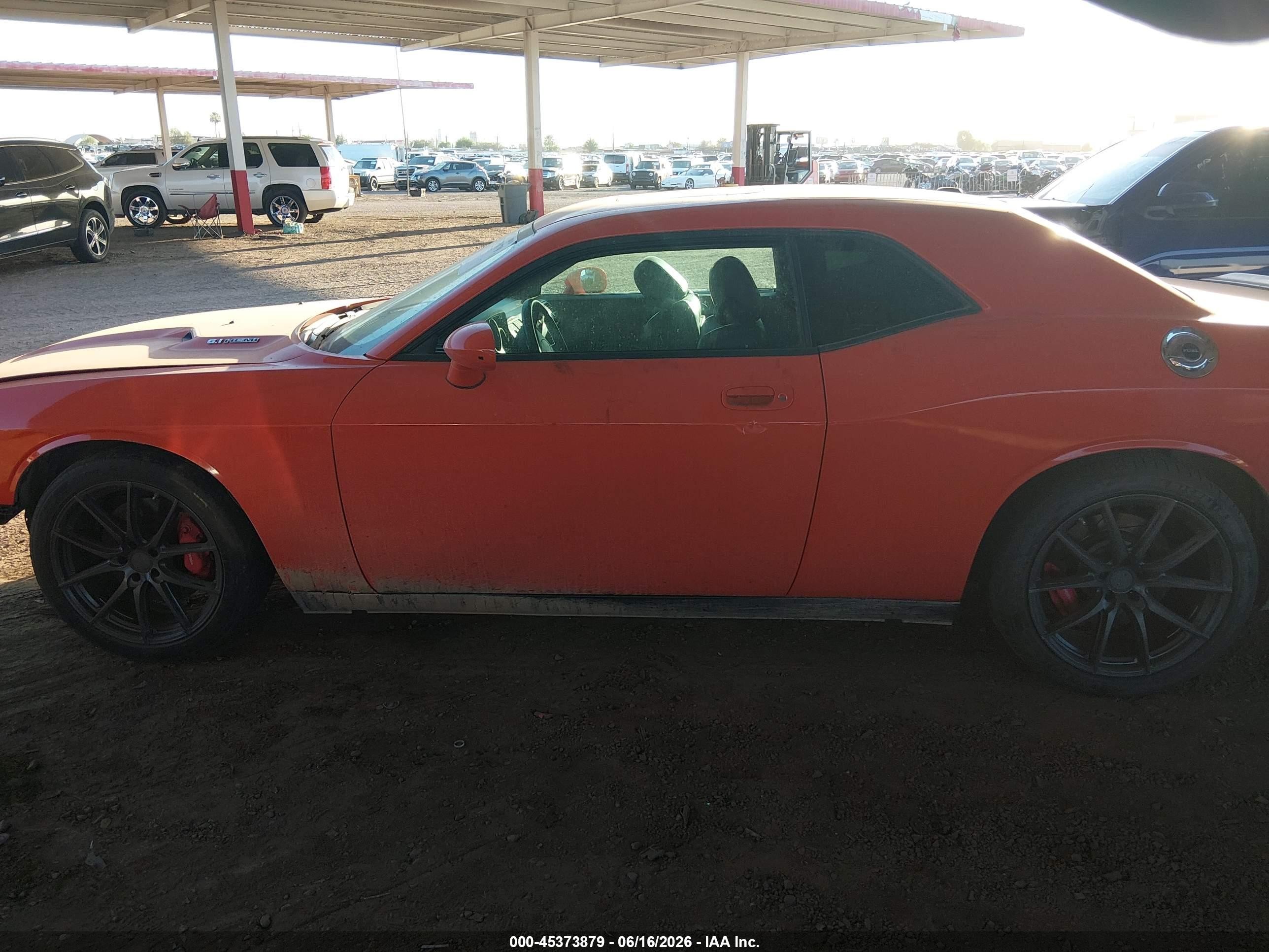 2009 Dodge Challenger Srt8 Orange vin: 2B3LJ74W69H588112