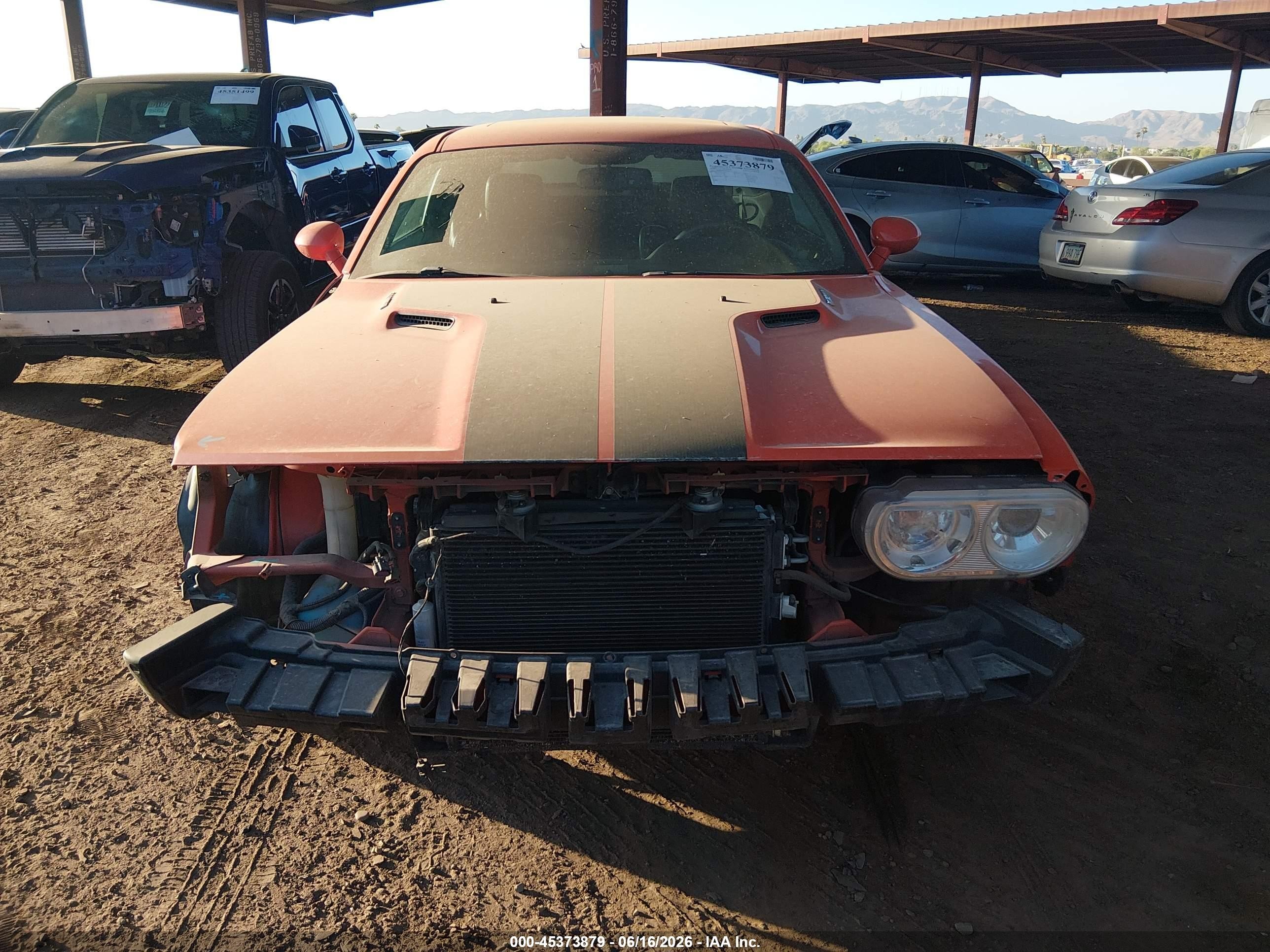 2009 Dodge Challenger Srt8 Orange vin: 2B3LJ74W69H588112