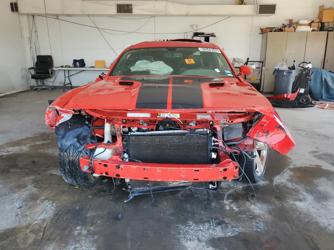 2009 Dodge Challenger Srt-8 Red vin: 2B3LJ74W79H570637 Damage: Front Bumper Reinforcement, Bent, 1 To 2 Inches