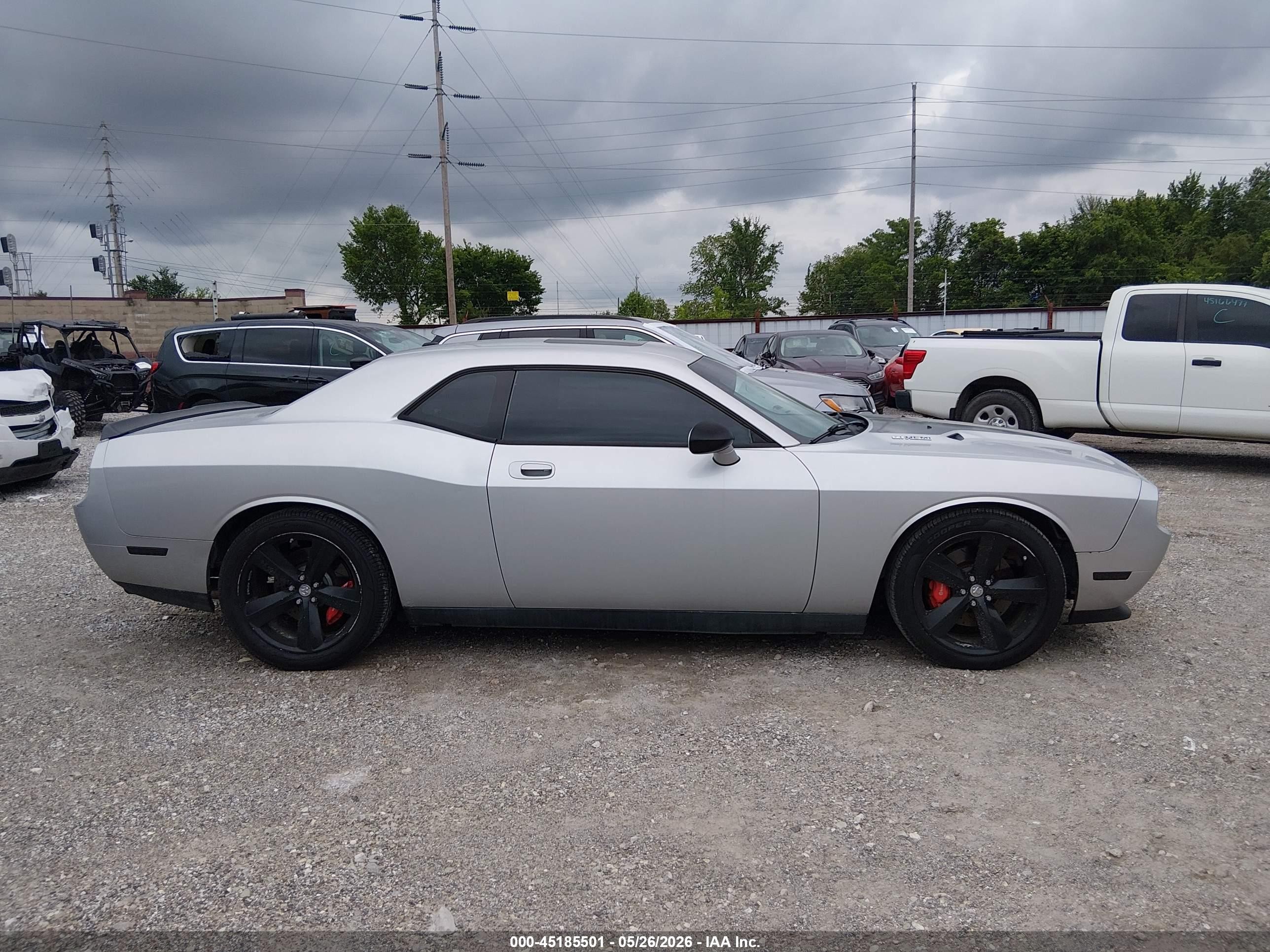 2009 Dodge Challenger Srt8 Silver vin: 2B3LJ74W89H545519