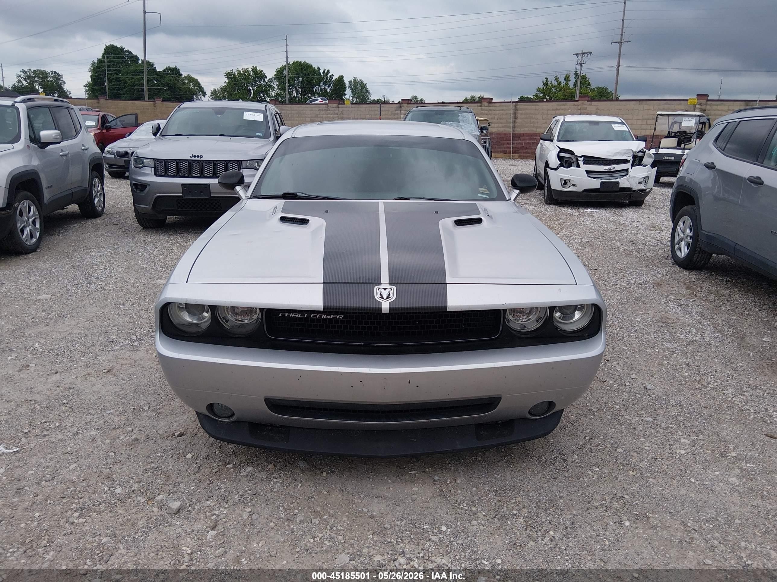 2009 Dodge Challenger Srt8 Silver vin: 2B3LJ74W89H545519