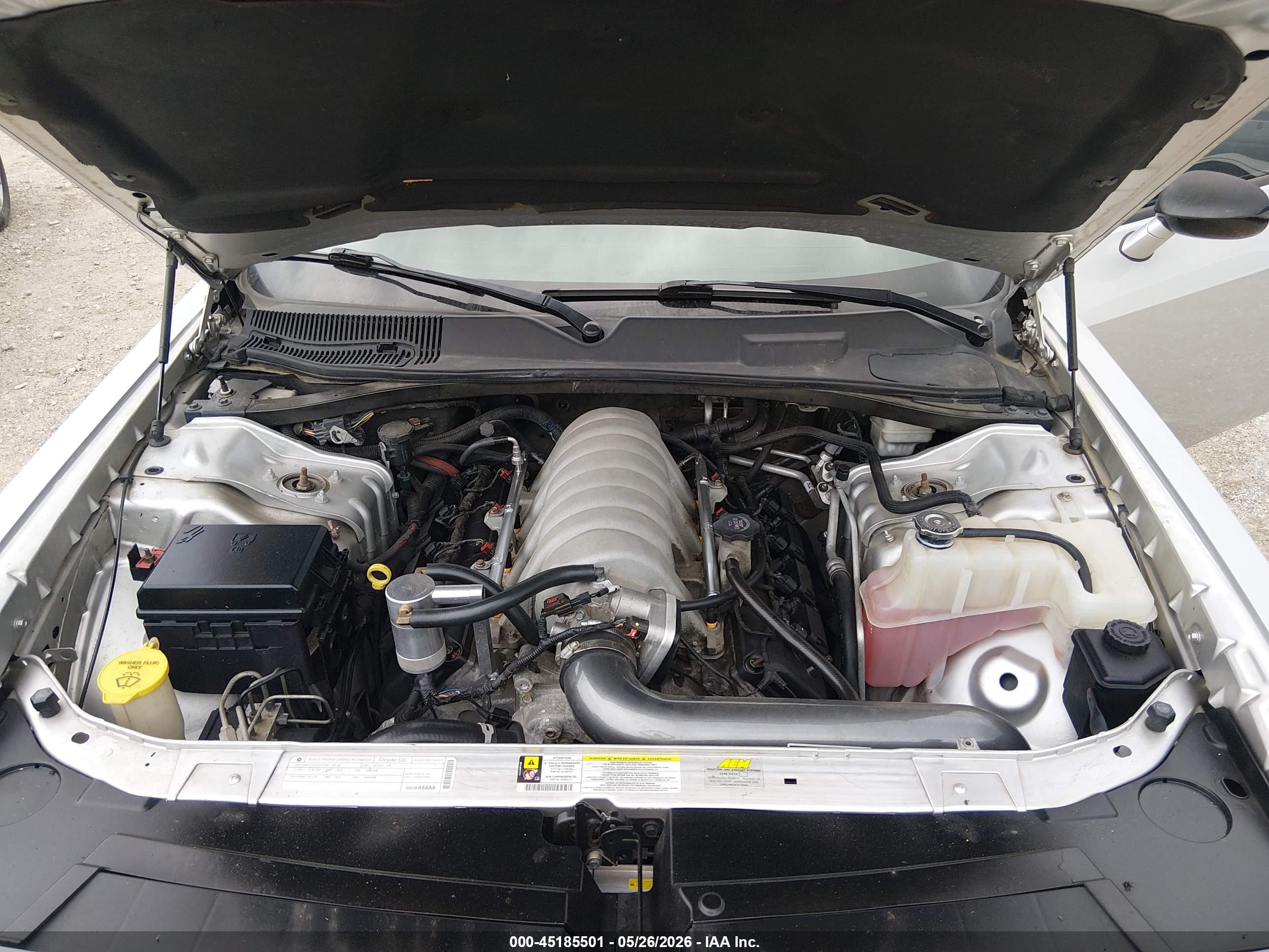 2009 Dodge Challenger Srt8 Silver vin: 2B3LJ74W89H545519