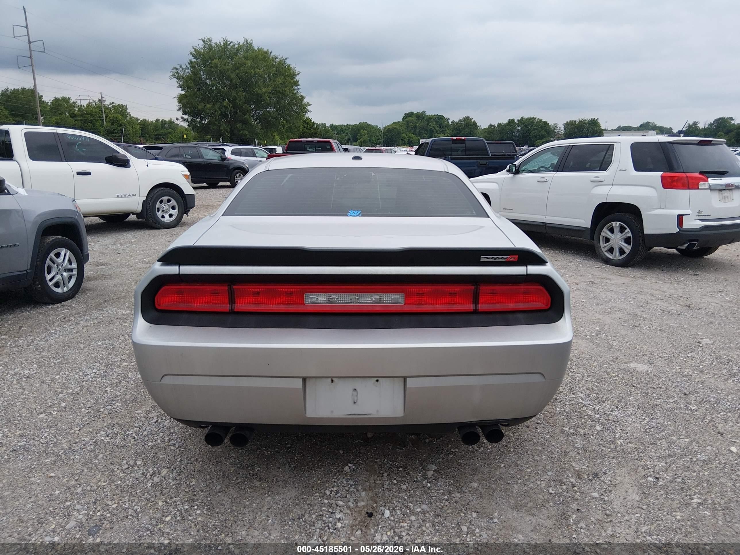 2009 Dodge Challenger Srt8 Silver vin: 2B3LJ74W89H545519