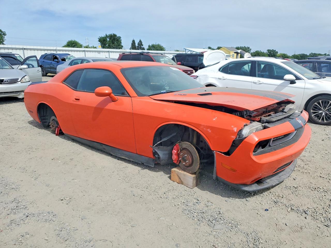 2009 Dodge Challenger Srt-8 Orange vin: 2B3LJ74W89H546346