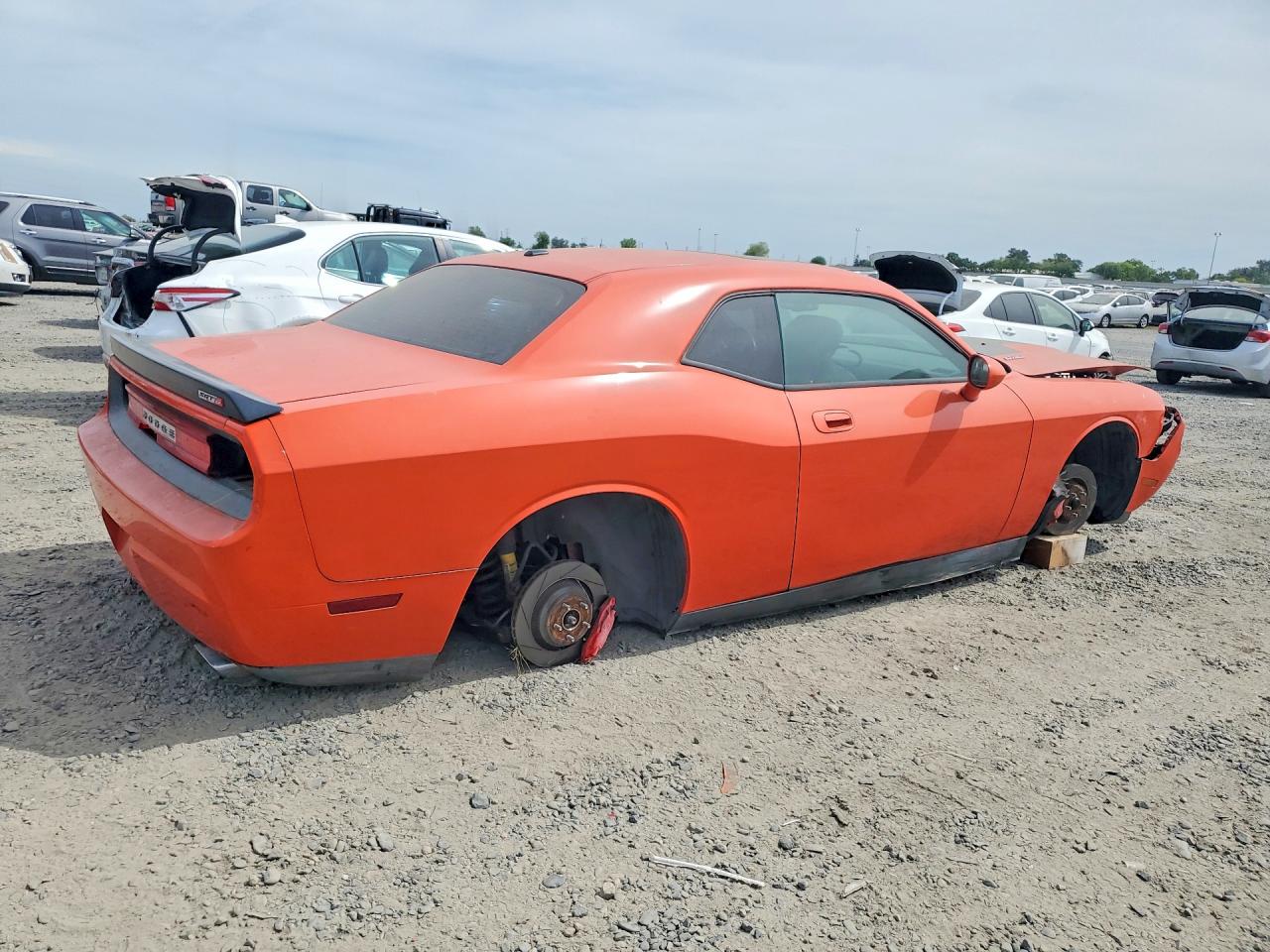 2009 Dodge Challenger Srt-8 Orange vin: 2B3LJ74W89H546346