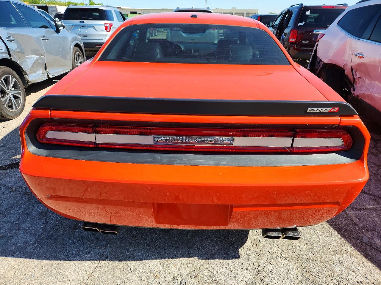 2009 Dodge Challenger Srt-8 Orange vin: 2B3LJ74W99H546470