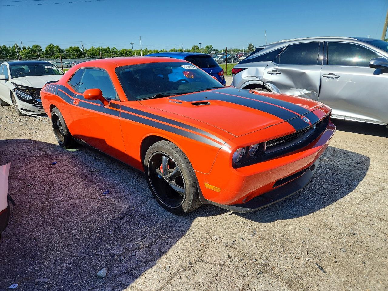 2009 Dodge Challenger Srt-8 Orange vin: 2B3LJ74W99H546470