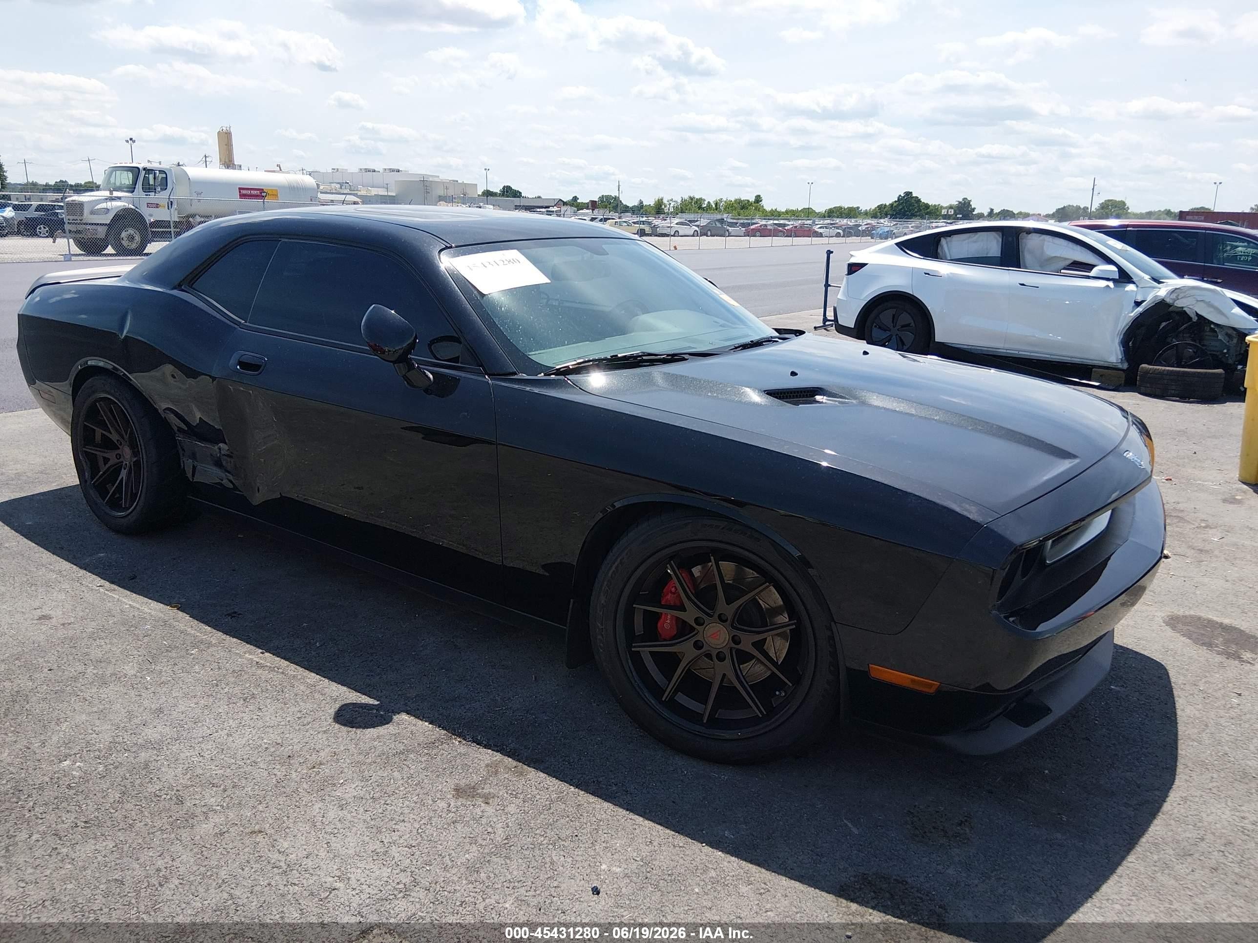 2009 Dodge Challenger Srt8 Black vin: 2B3LJ74W99H569764