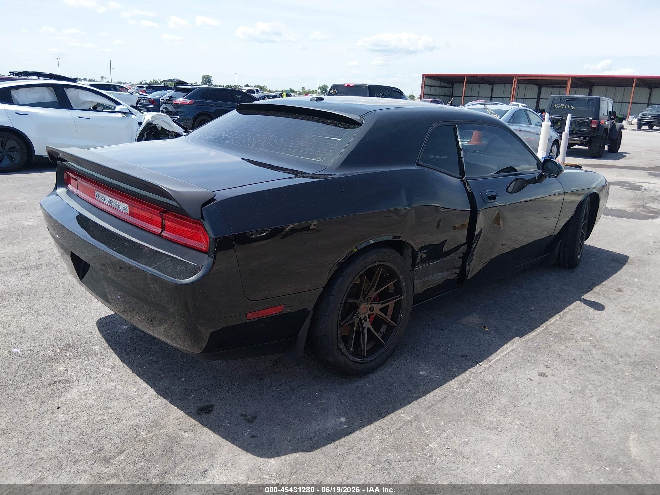 2009 Dodge Challenger Srt8 Black vin: 2B3LJ74W99H569764