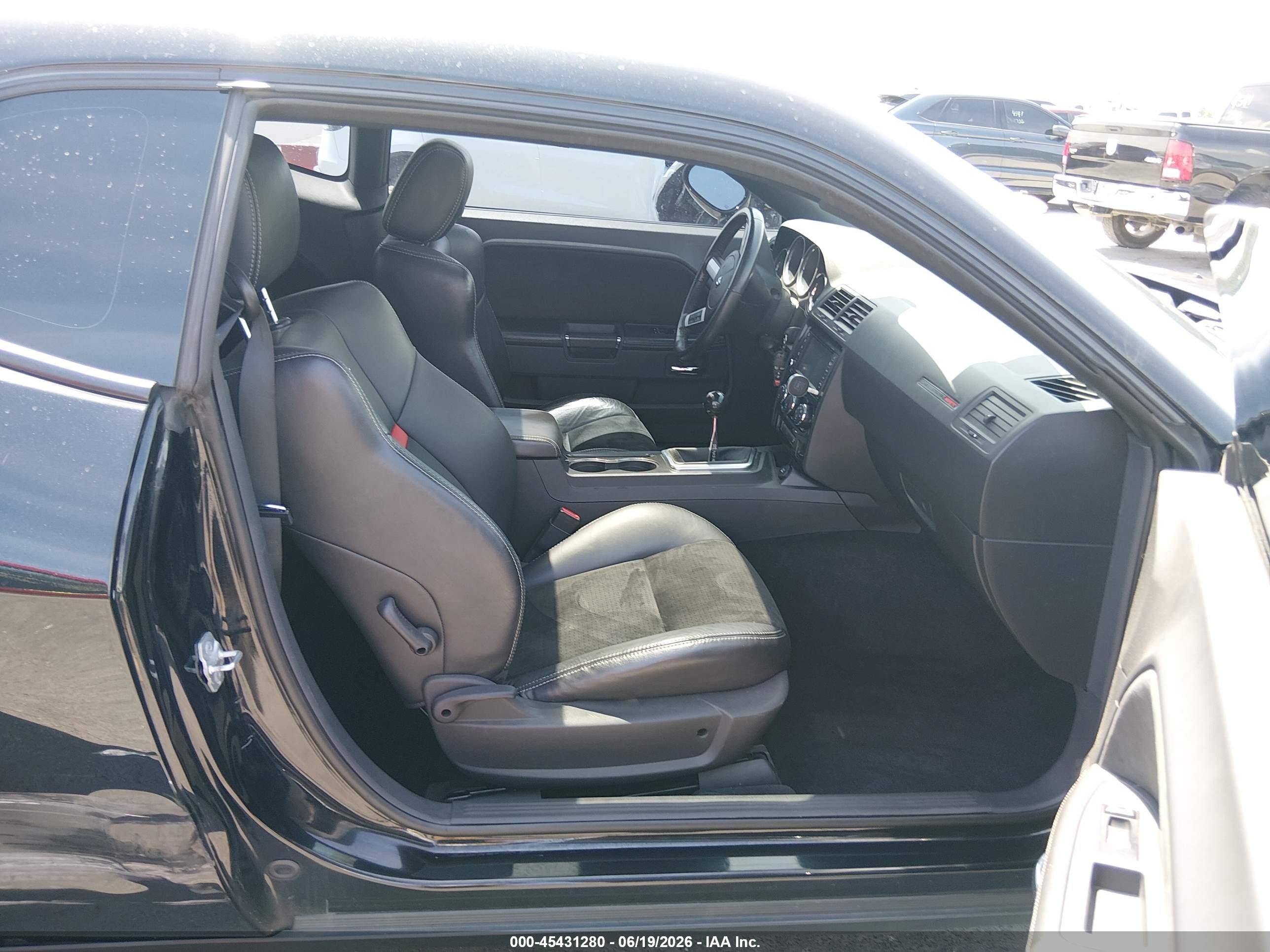 2009 Dodge Challenger Srt8 Black vin: 2B3LJ74W99H569764