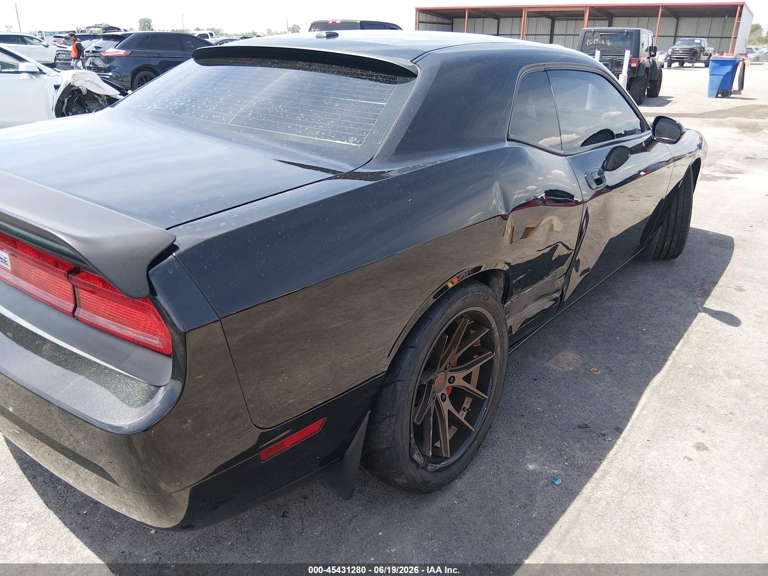 2009 Dodge Challenger Srt8 Black vin: 2B3LJ74W99H569764