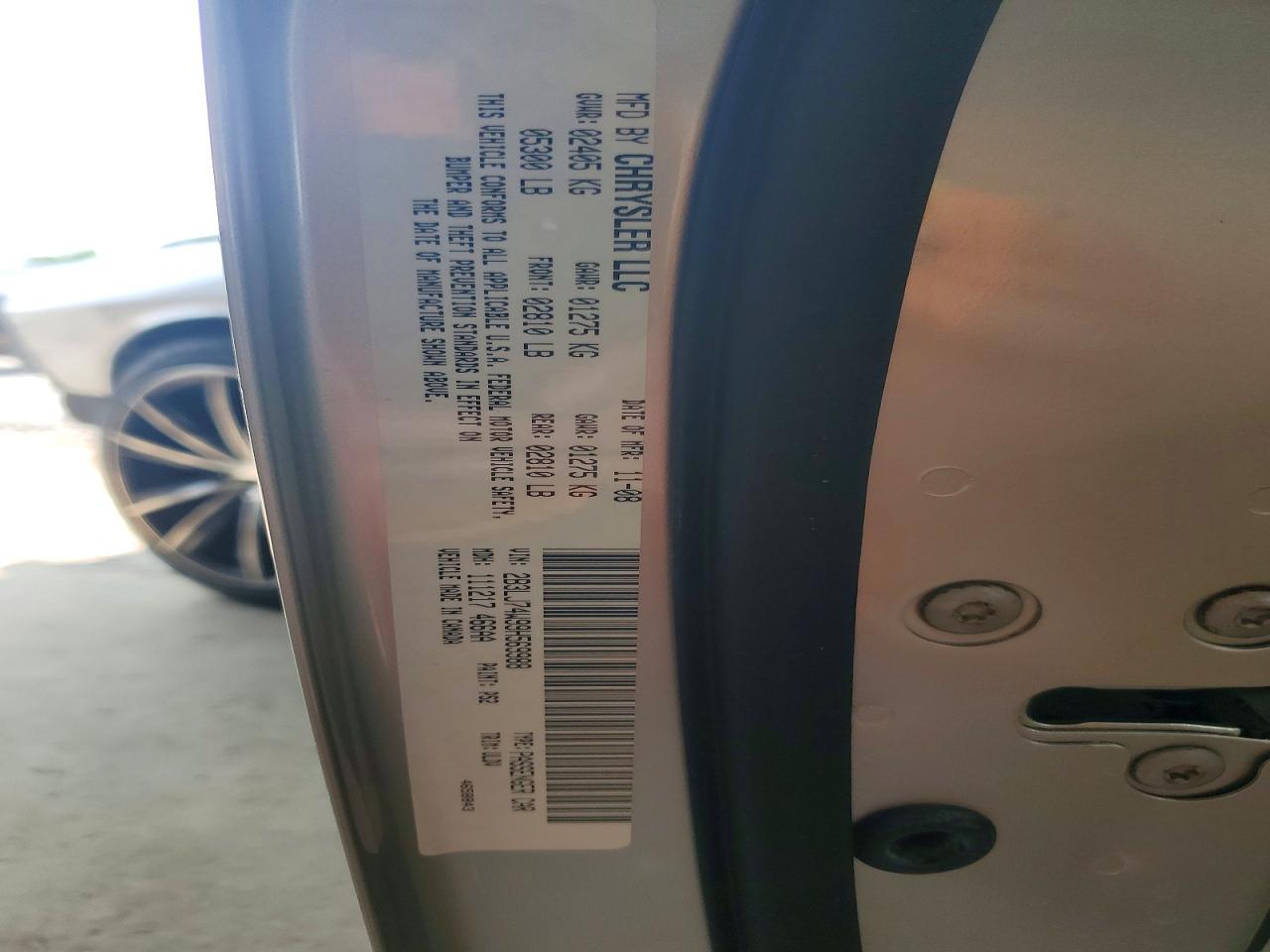 2009 Dodge Challenger Srt-8 Silver vin: 2B3LJ74W99H569988