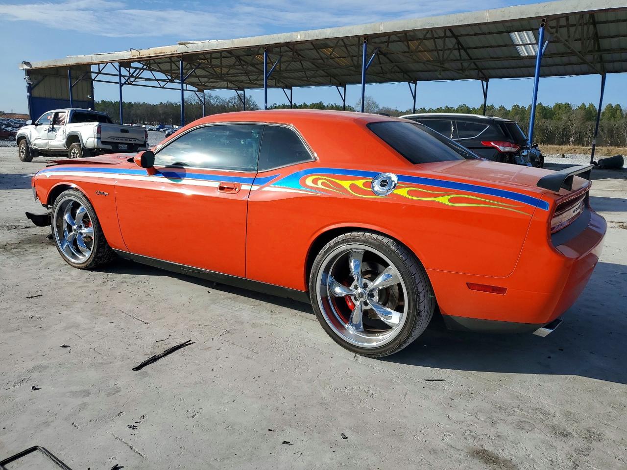 2009 Dodge Challenger Srt-8 Orange vin: 2B3LJ74W99H581817