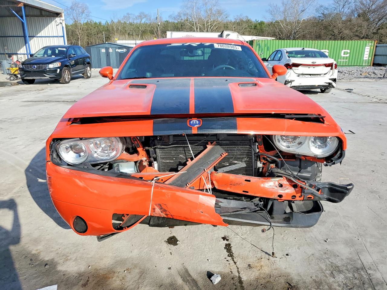 2009 Dodge Challenger Srt-8 Orange vin: 2B3LJ74W99H581817