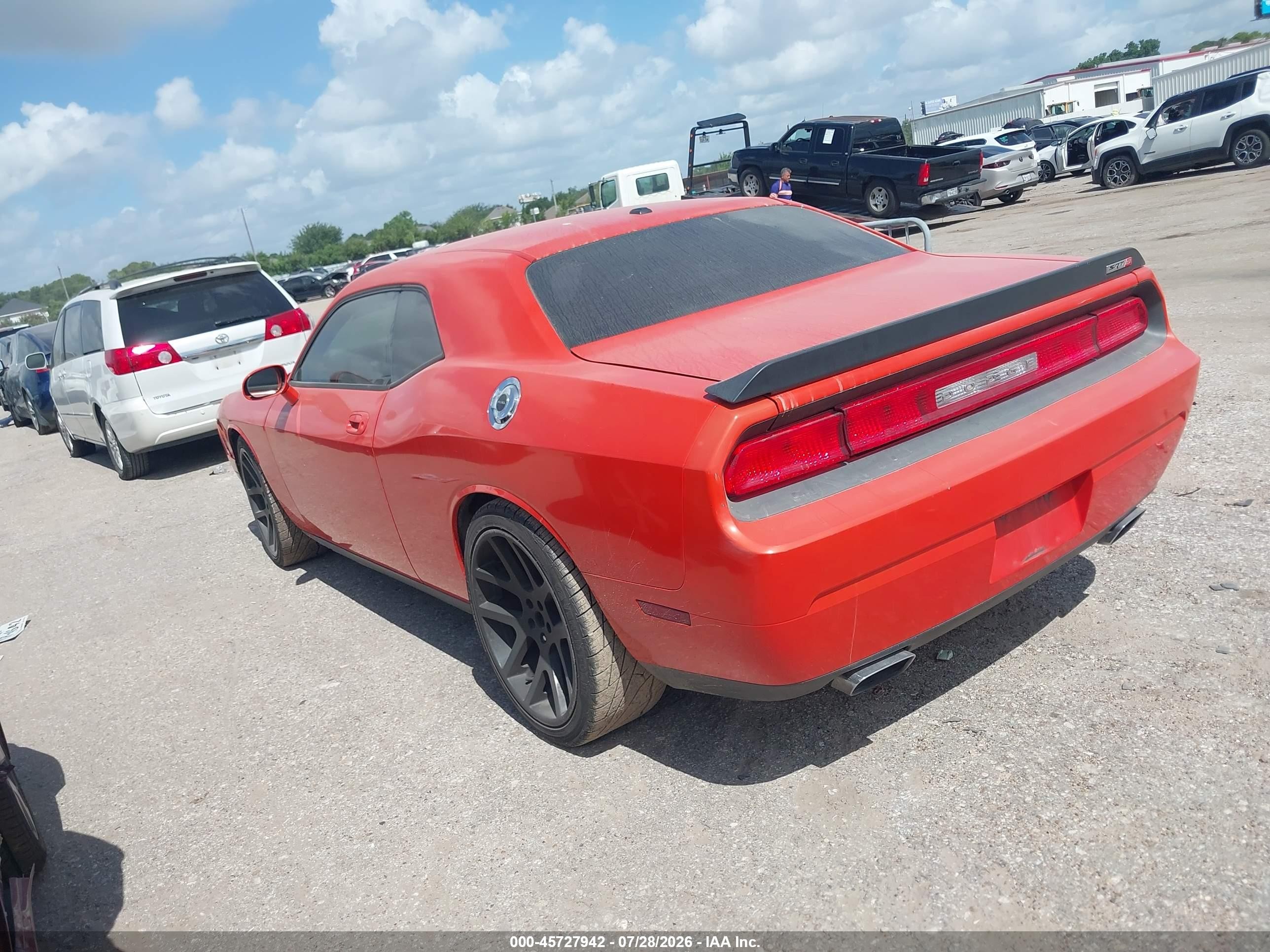 2008 Dodge Challenger Srt8 Оранжевый vin: 2B3LJ74WX8H301286