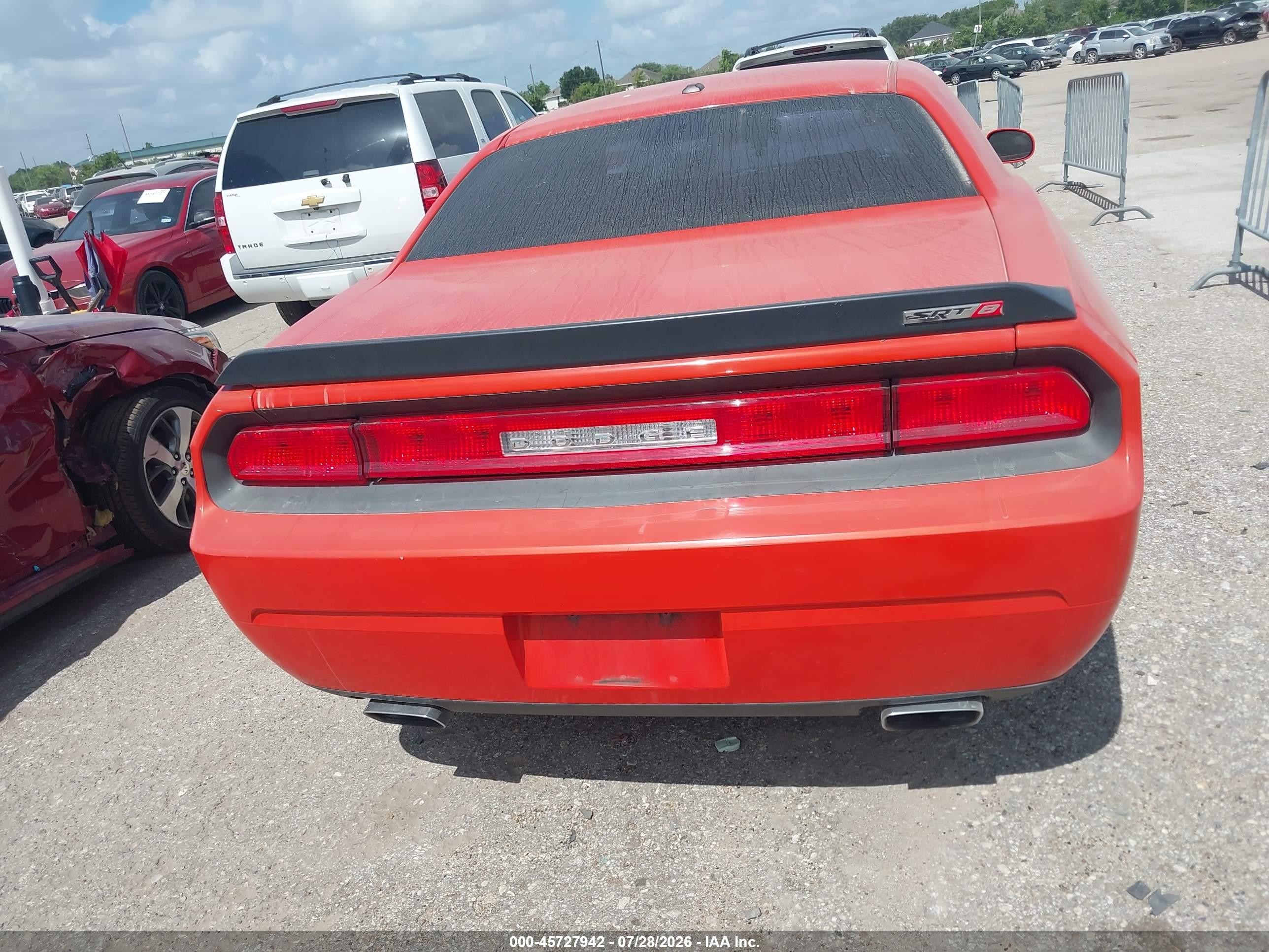 2008 Dodge Challenger Srt8 Оранжевый vin: 2B3LJ74WX8H301286
