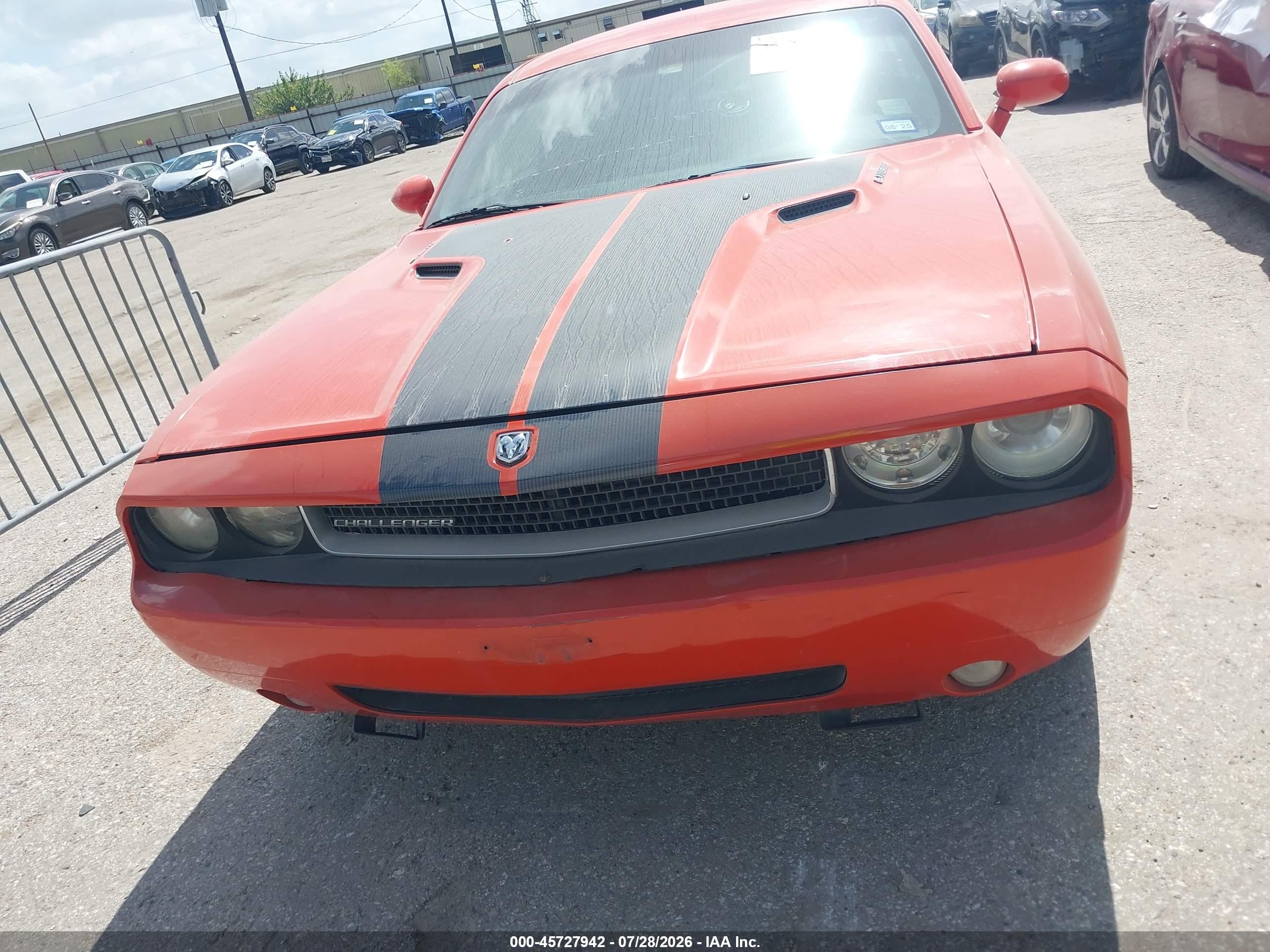2008 Dodge Challenger Srt8 Оранжевый vin: 2B3LJ74WX8H301286