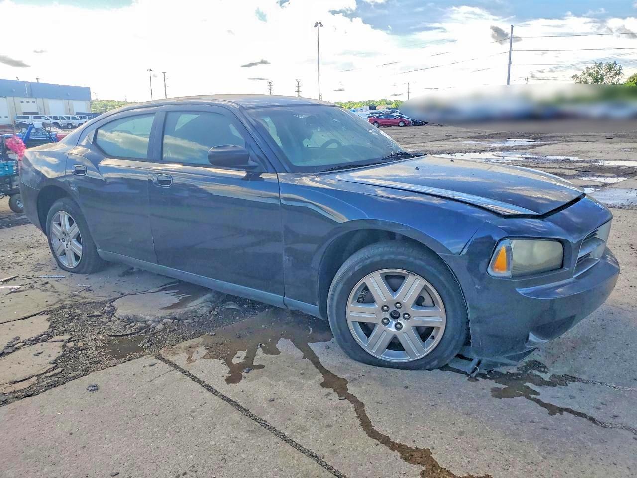 2007 Dodge Charger Черный vin: 2B3LK43G87H797922