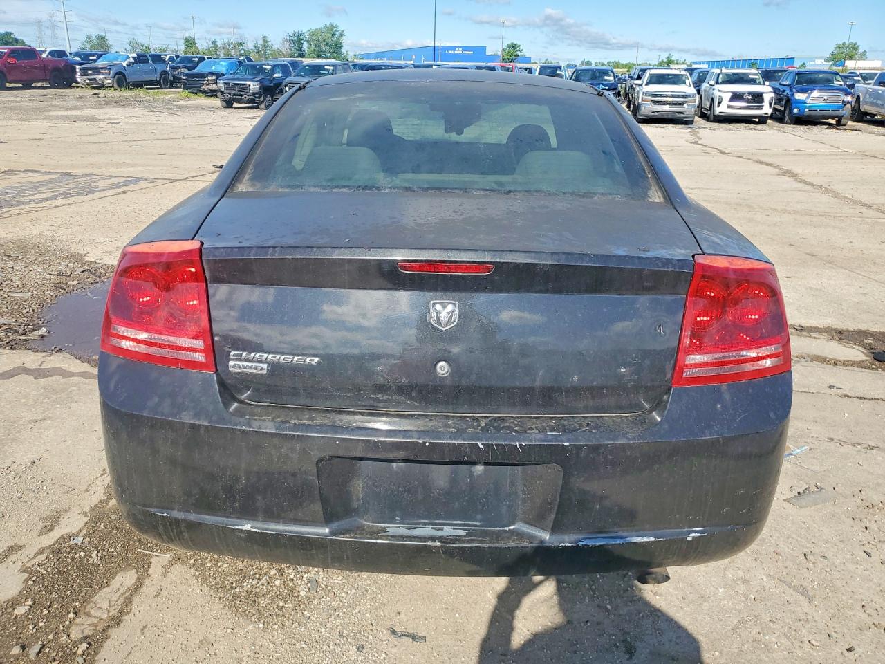 2007 Dodge Charger Черный vin: 2B3LK43G87H797922