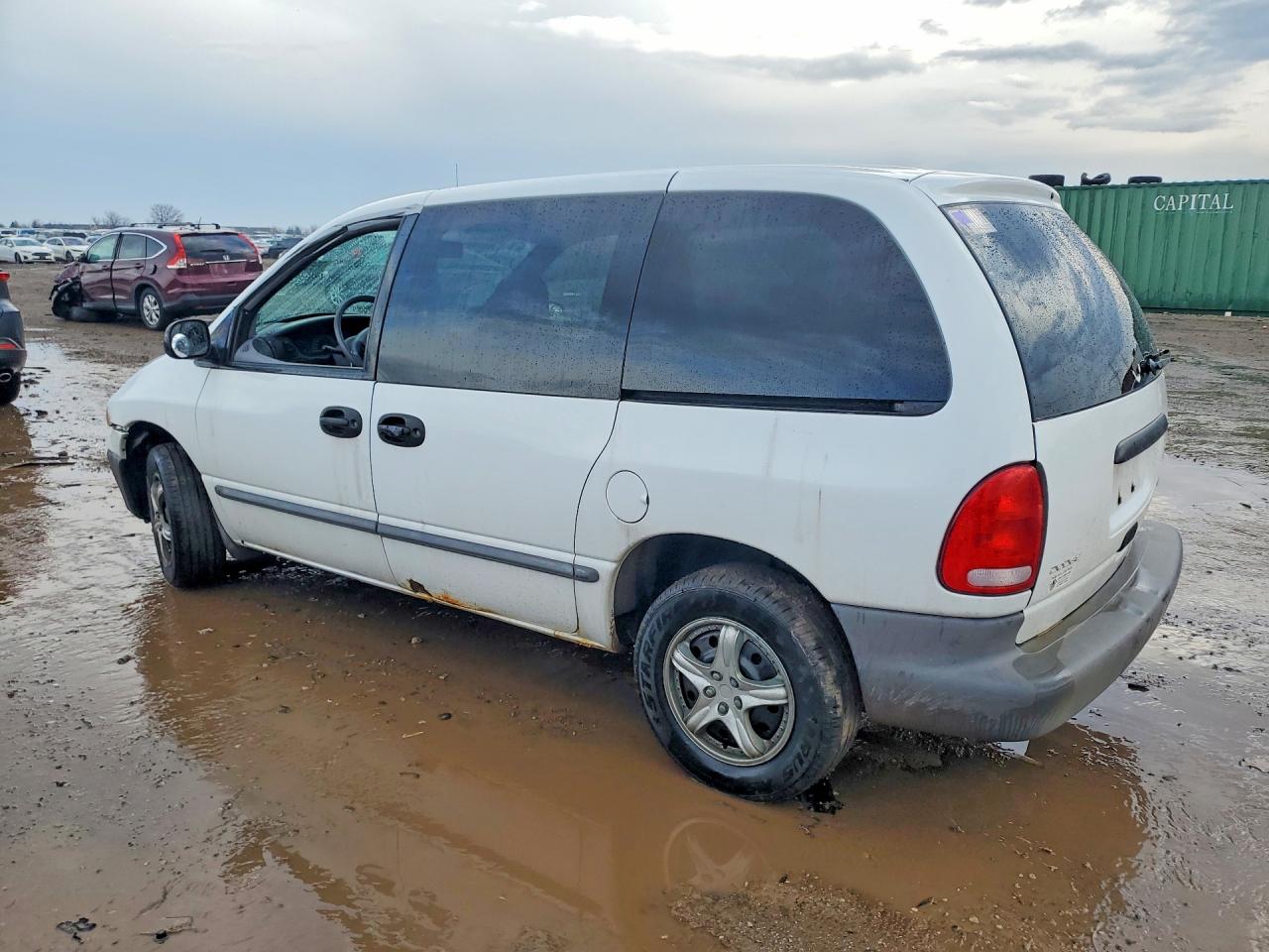 1999 Dodge Caravan White vin: 2B4FP2531XR102635