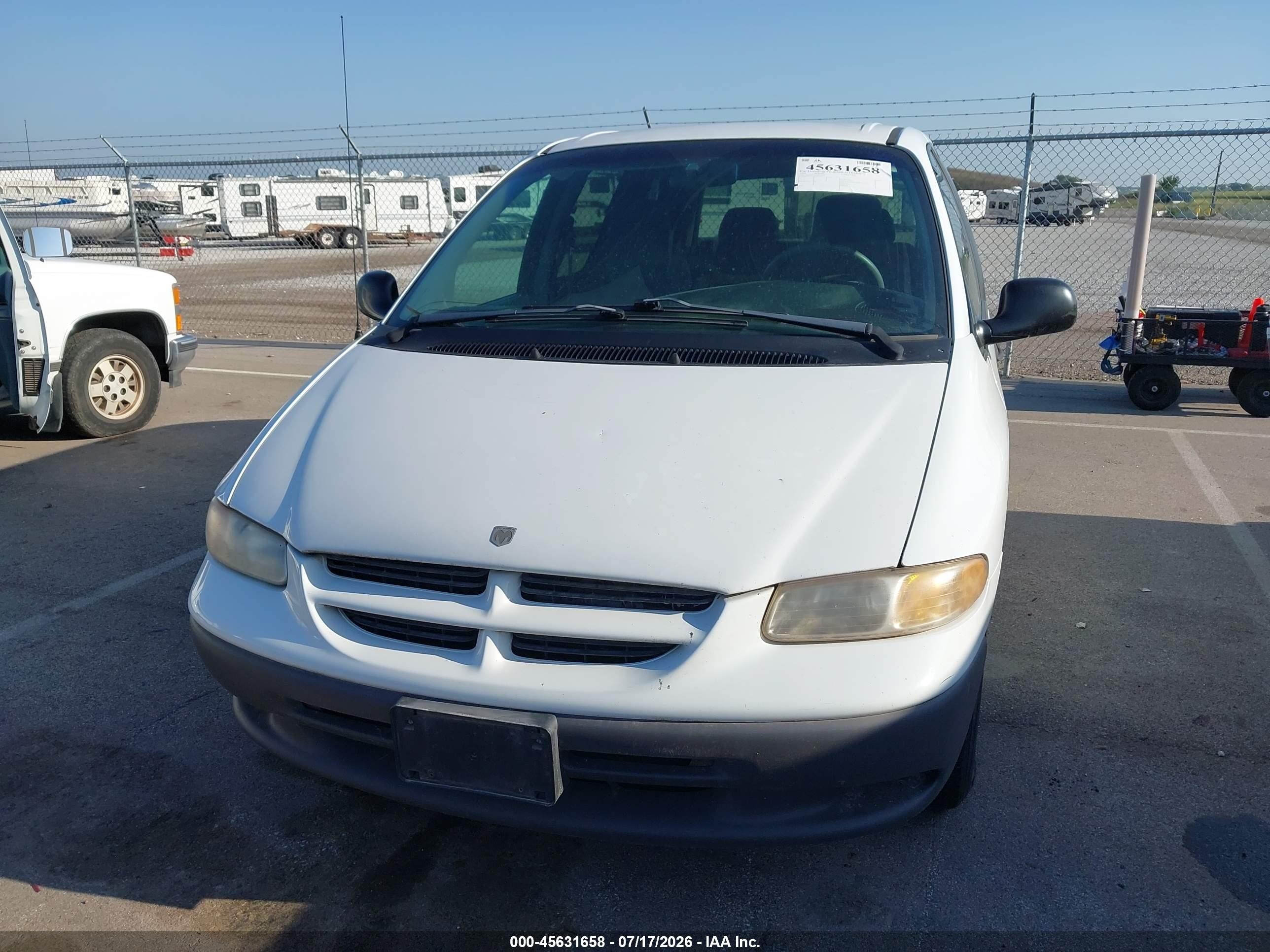 1999 Dodge Caravan   White vin: 2B4FP2534XR347574