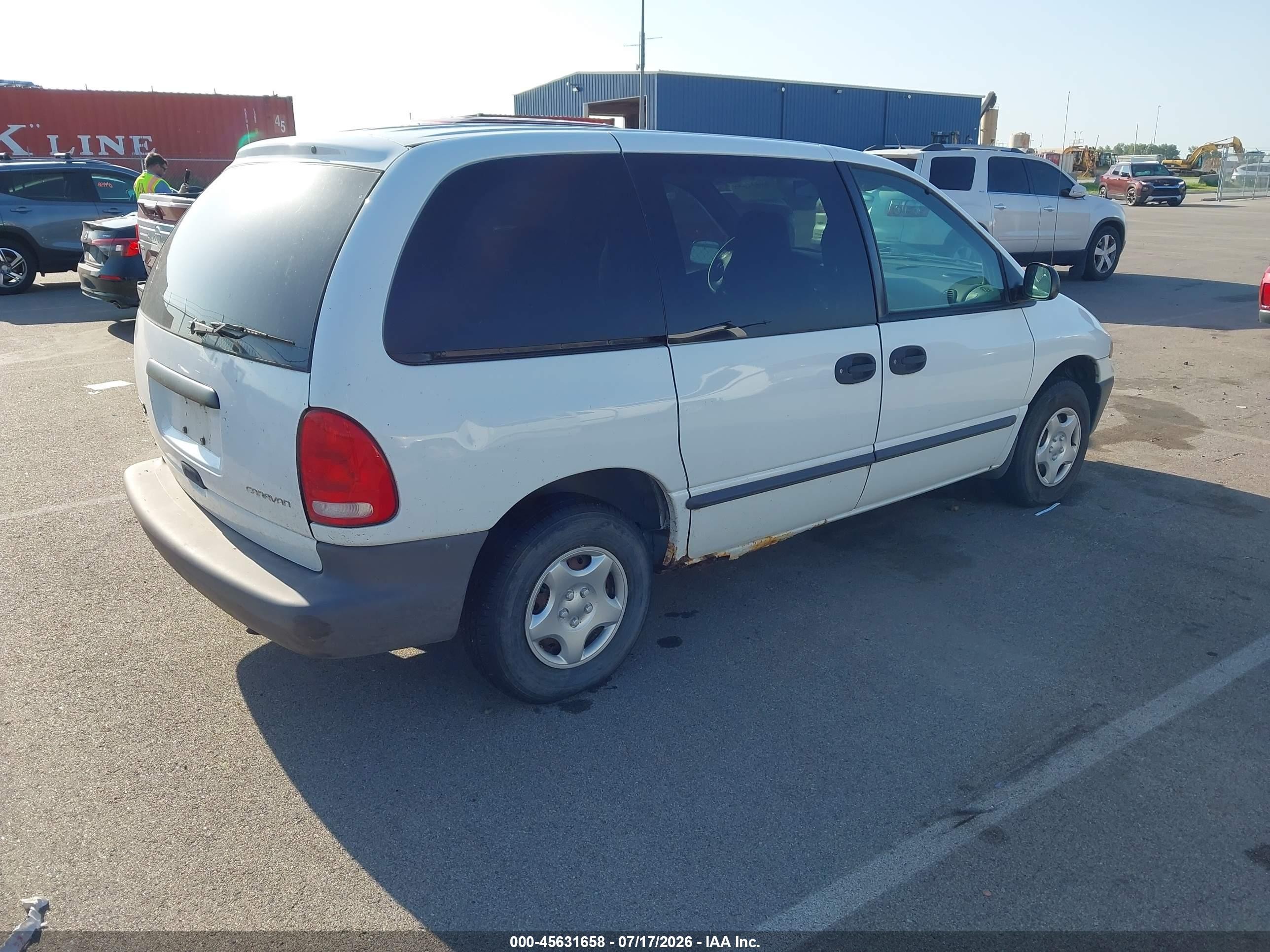 1999 Dodge Caravan   White vin: 2B4FP2534XR347574