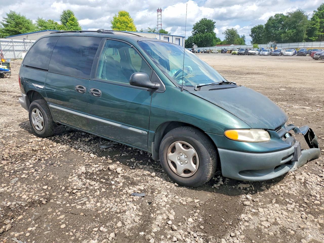 1999 Dodge Caravan Green vin: 2B4FP2535XR333196