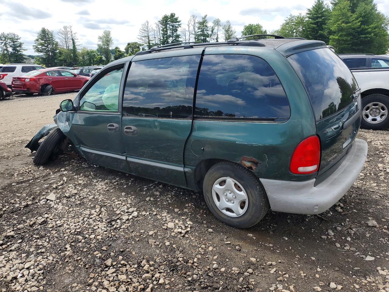 1999 Dodge Caravan Green vin: 2B4FP2535XR333196