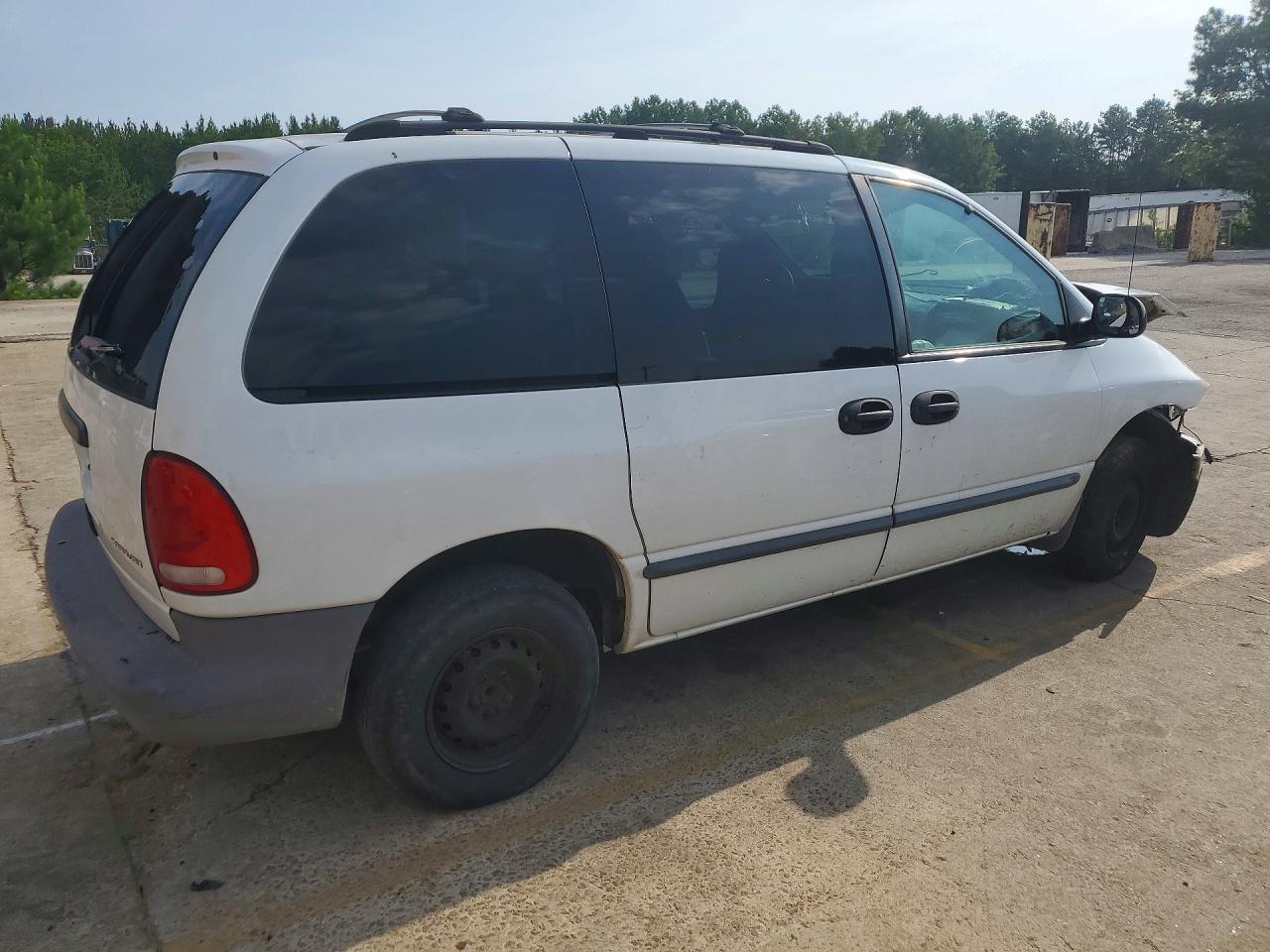 1999 Dodge Caravan White vin: 2B4FP25B0XR462213