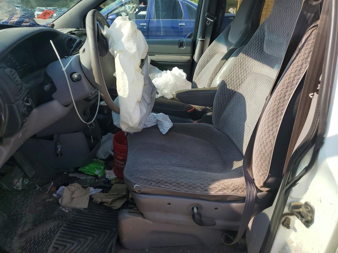 1999 Dodge Caravan White vin: 2B4FP25B0XR462213