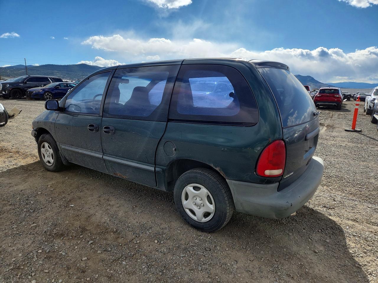1999 Dodge Caravan Green vin: 2B4FP25B5XR374371