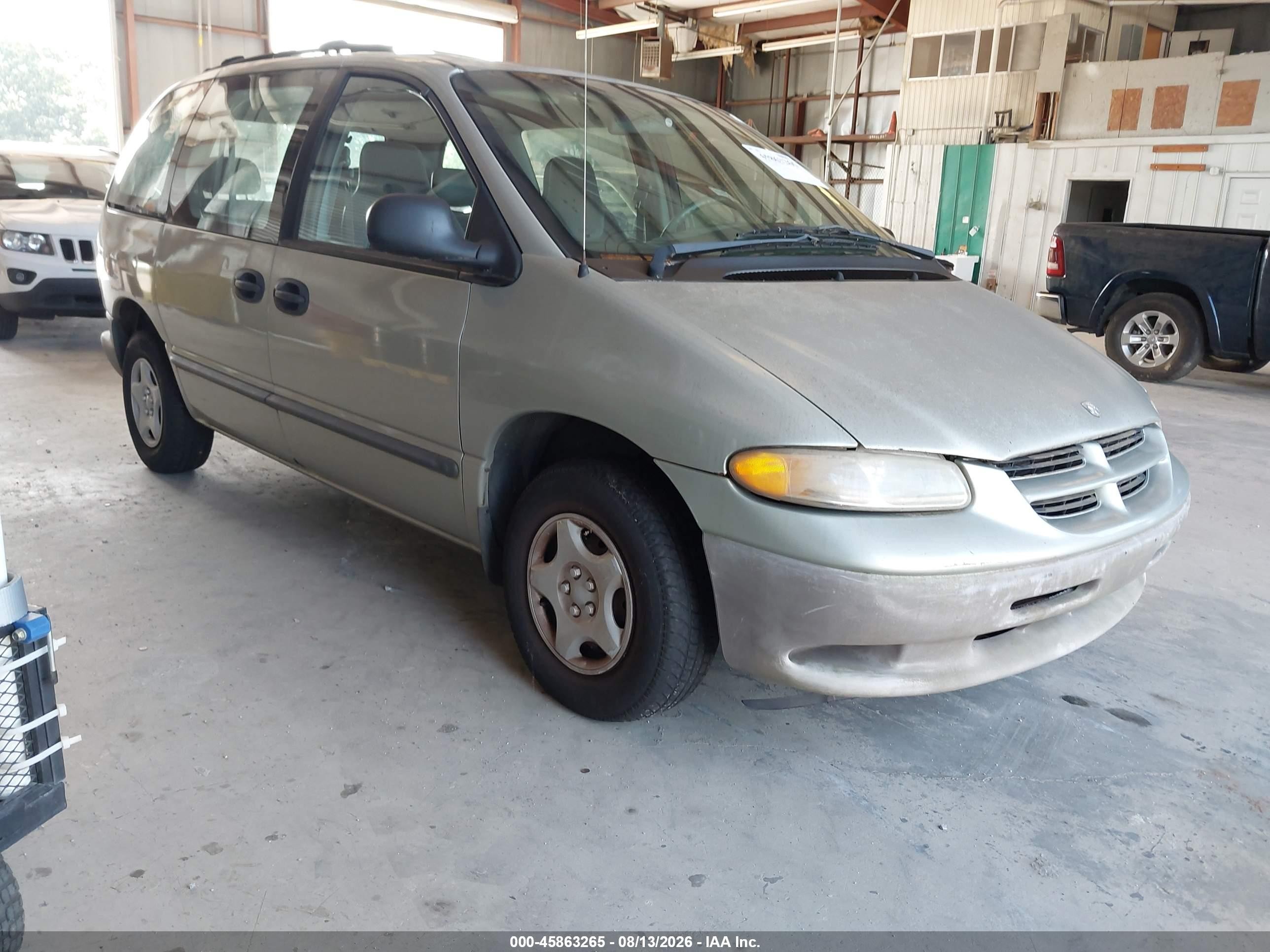 2000 Dodge Caravan   Серый vin: 2B4FP25B8YR708460