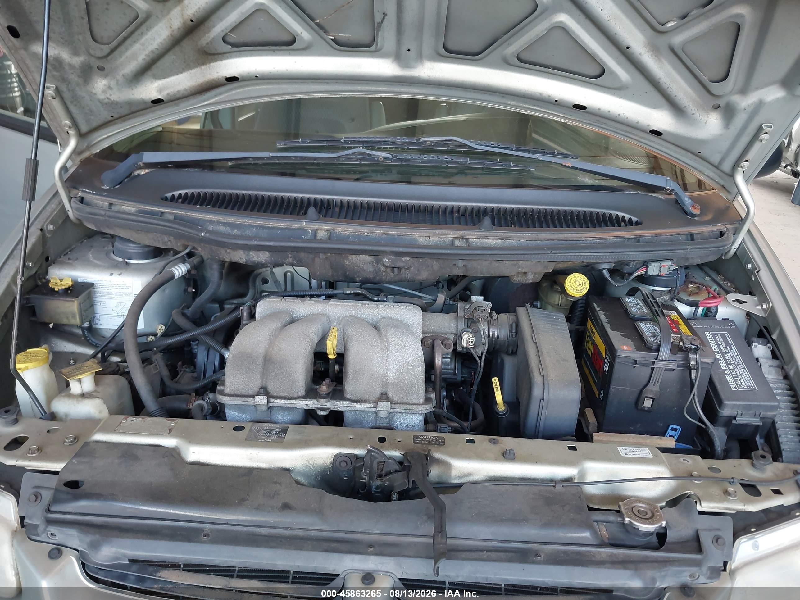 2000 Dodge Caravan   Gray vin: 2B4FP25B8YR708460