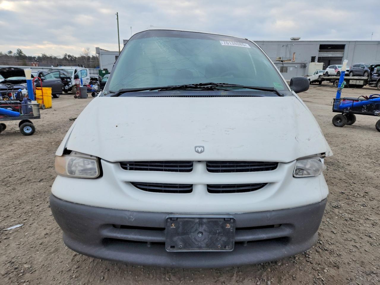 1998 Dodge Caravan White vin: 2B4FP25B9WR512864