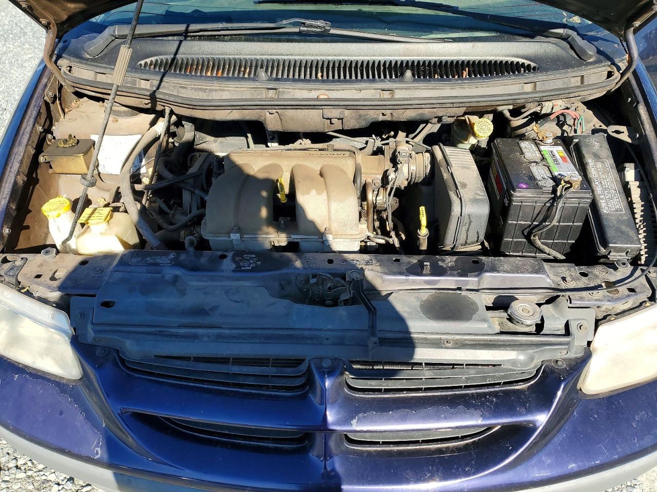 1999 Dodge Caravan Blue vin: 2B4FP25B9XR133820