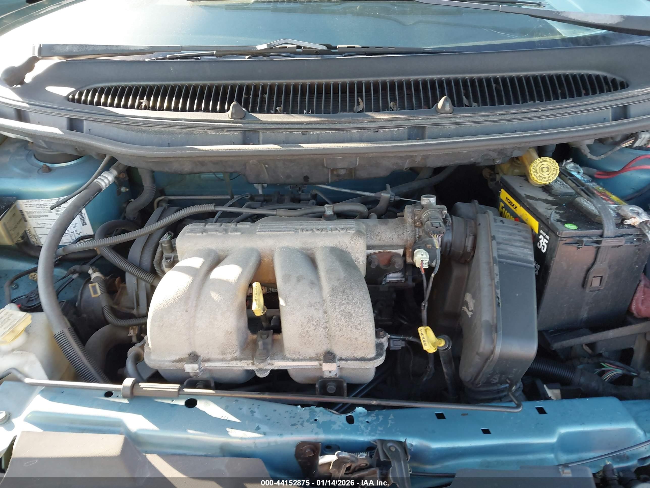 1999 Dodge Caravan   Blue vin: 2B4FP25B9XR463280