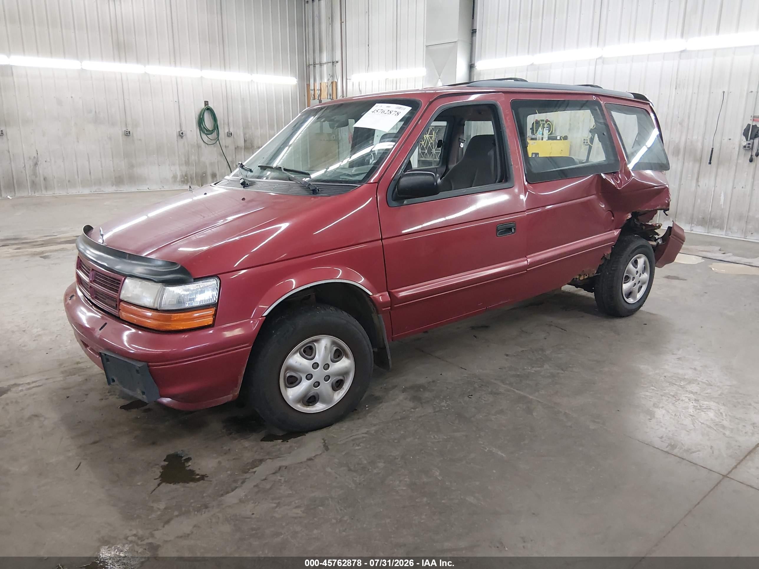1994 Dodge Caravan   Red vin: 2B4GH2533RR799696