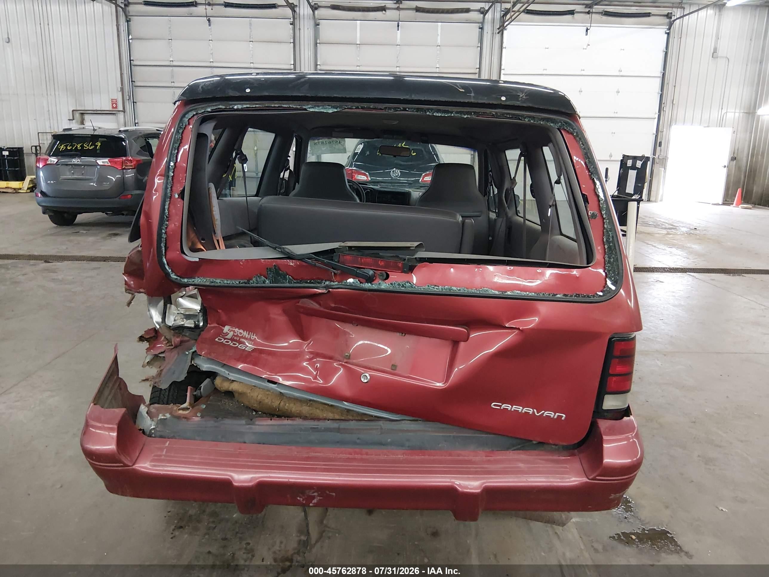 1994 Dodge Caravan   Red vin: 2B4GH2533RR799696